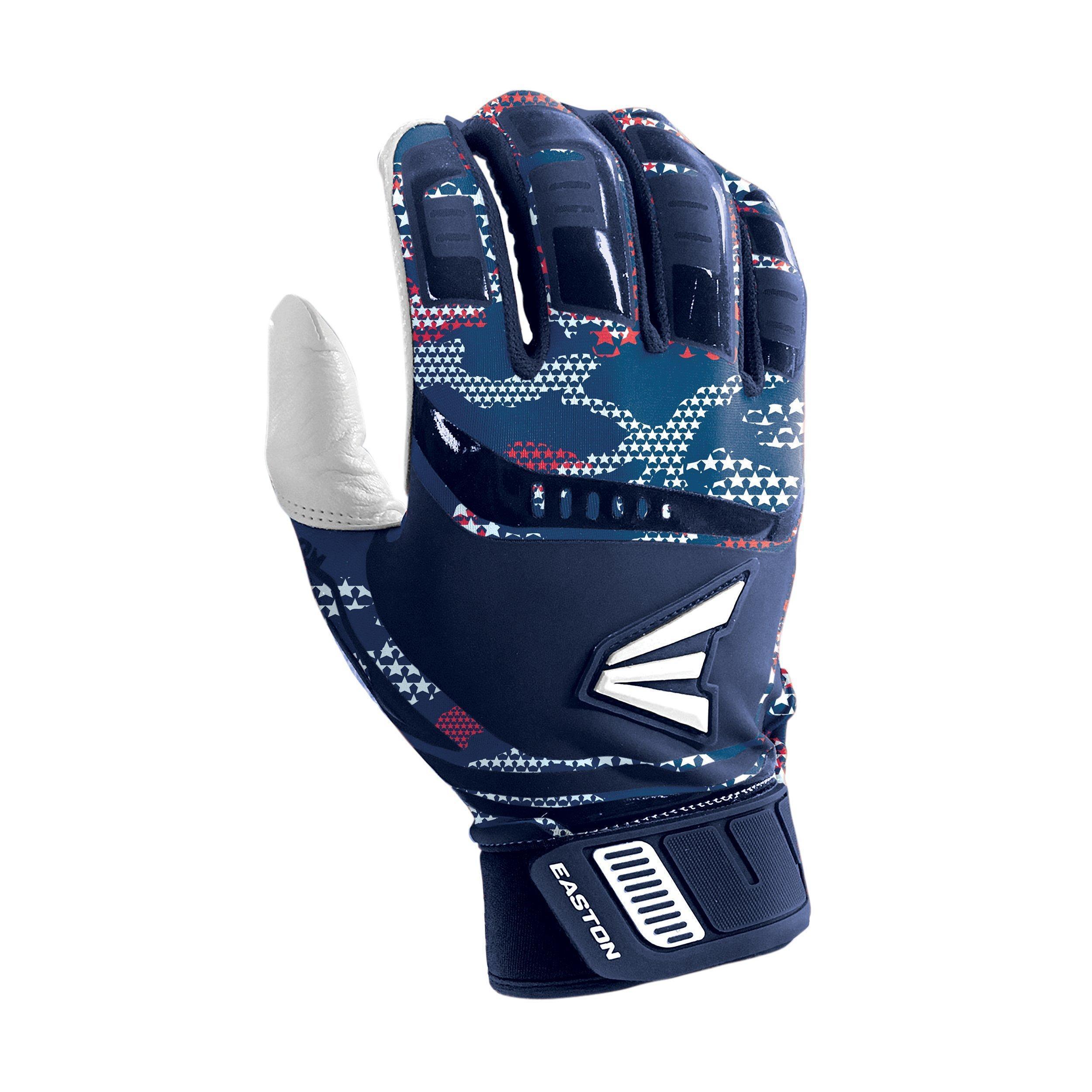 Easton Adult Walk Off Batting Gloves - Baseball & Softball Training Gloves for Men & Women - Perfect for Hitting Practice, Batting Cages & Games