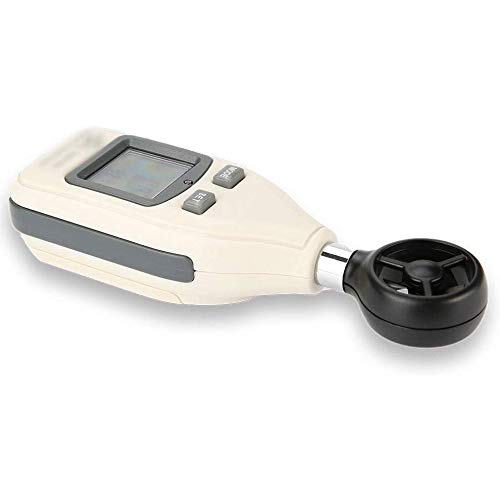 Digital Mini Anemometer - Portable Wind Speed Meter & Temperature Gauge for Outdoor Activities, HVAC Testing, and Weather Monitoring | Handheld Anemometer Tester for Accurate Wind Measurement