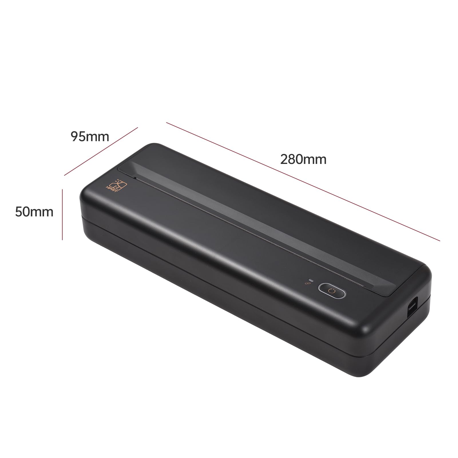 HPRT MT810 A4 Portable Thermal Printer - Wireless Bluetooth Printing for iOS & Android - Compact Photo Printer (210x110mm) - Ideal for Home, Office & On-the-Go Receipt Printing