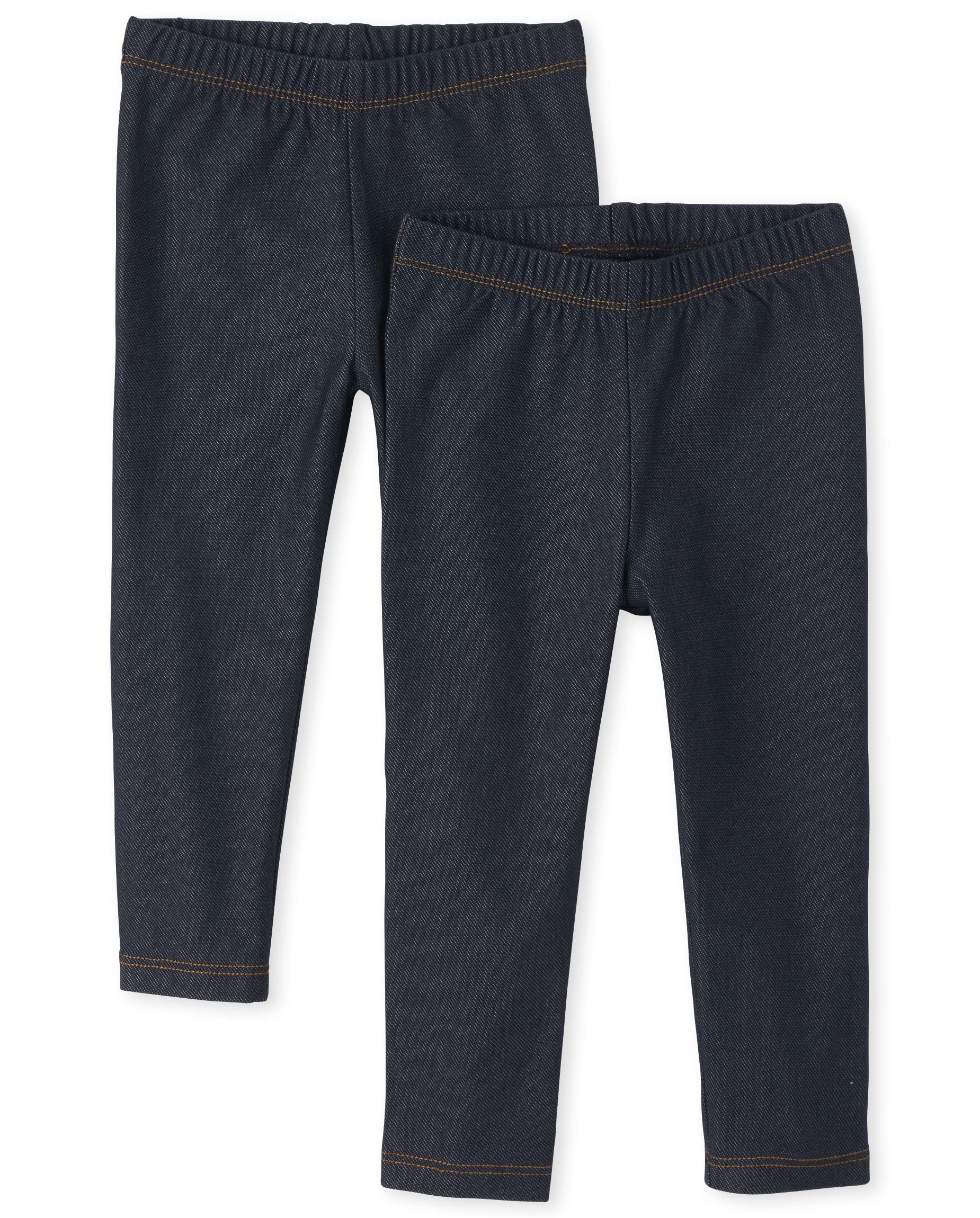 The Children's Place Baby Girls & Toddler Leggings - Soft Stretchy Cotton Pants for Playtime, Daycare & Everyday Wear (Toddler Girls 12-24 Months)