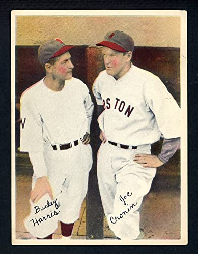 1936 R312 Pastel Joe Cronin & Bucky Harris EX 423393 Kit Young Vintage Baseball Cards - Perfect for Collectors, Sports Memorabilia Displays & Vintage Card Investments