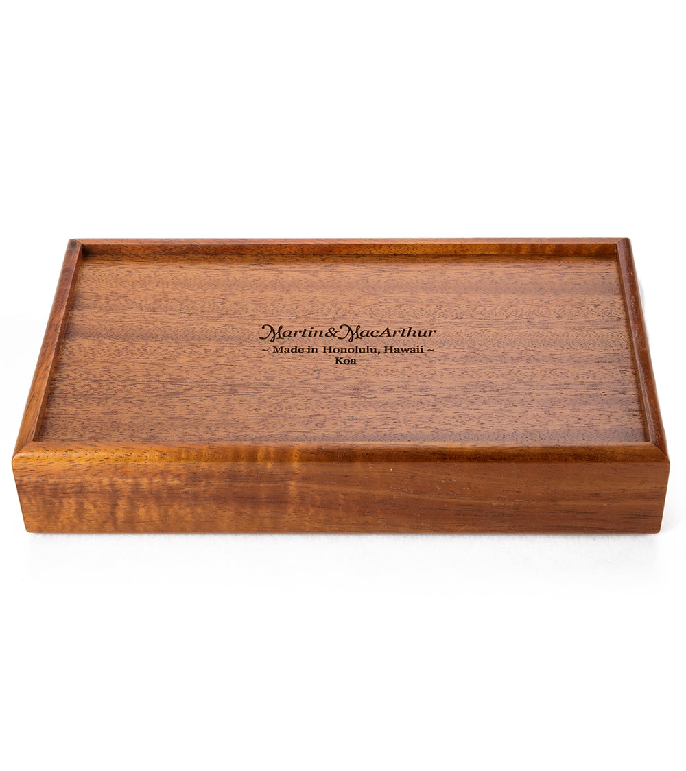 Bishop Koa Wood Push Top Boxes - Premium Handcrafted Storage for Jewelry, Keepsakes & Collectibles - Perfect for Home, Office & Gift Giving
