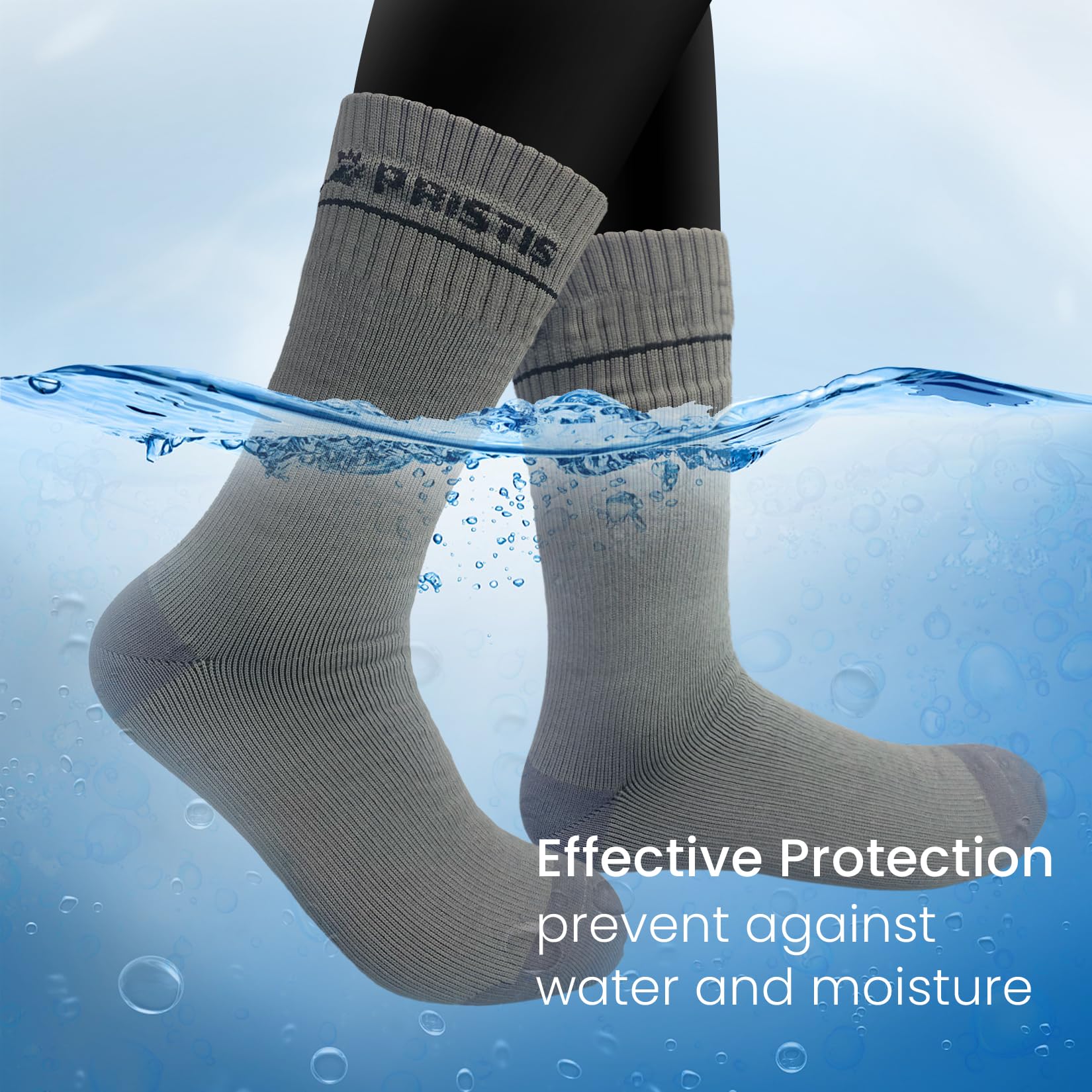 Waterproof Wading Socks for Fishing & Skiing - Breathable Membrane Technology, Leakproof Design for Men, Women & Kids - Ideal for Outdoor Adventures, Hiking & Water Sports