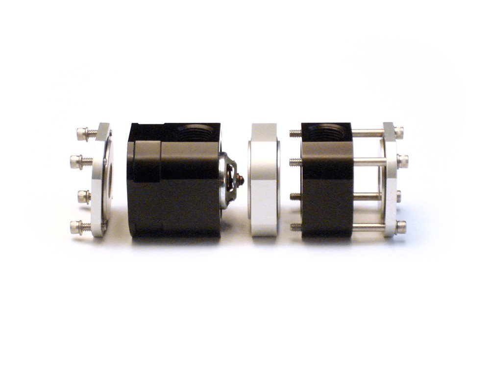 Canton Racing 22-480 High Performance Thermostat for Oil Cooler - Black & Clear Anodized Aluminum (1 Pack) - Perfect for Racing, Off-Road & High-Temp Engine Protection
