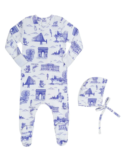 Little Parni Stretchy Canvas Pajamas for Babies (6M-18M) - Soft & Comfortable Sleepwear for Nursery, Playtime & Travel