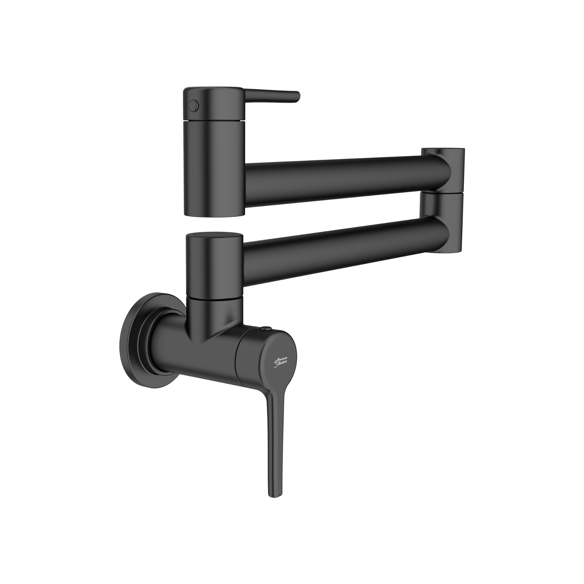 American Standard Studio S Wall Mount Pot Filler Kitchen Faucet - Brushed Nickel, High Arc Design for Easy Pot Filling, Perfect for Home Chefs and Busy Kitchens