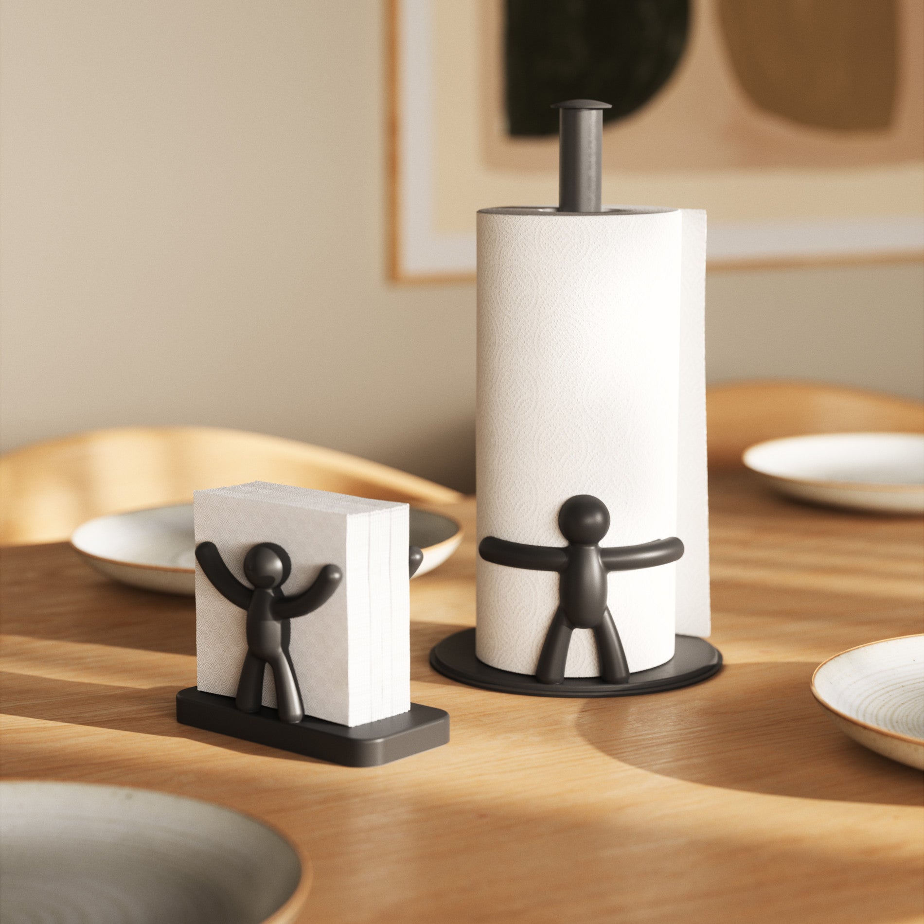 Stainless Steel Buddy Napkin Holder - Cute Animal Design for Kitchen & Dining Table - Perfect for Parties, BBQs, and Everyday Use