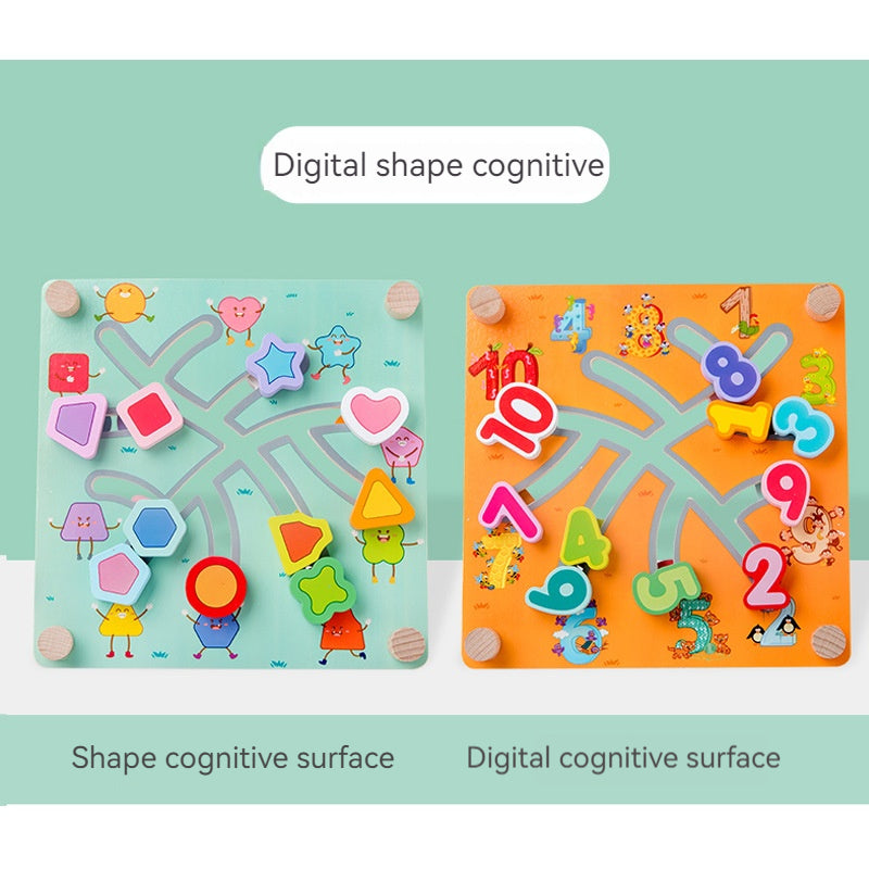 Double sided figure shape position