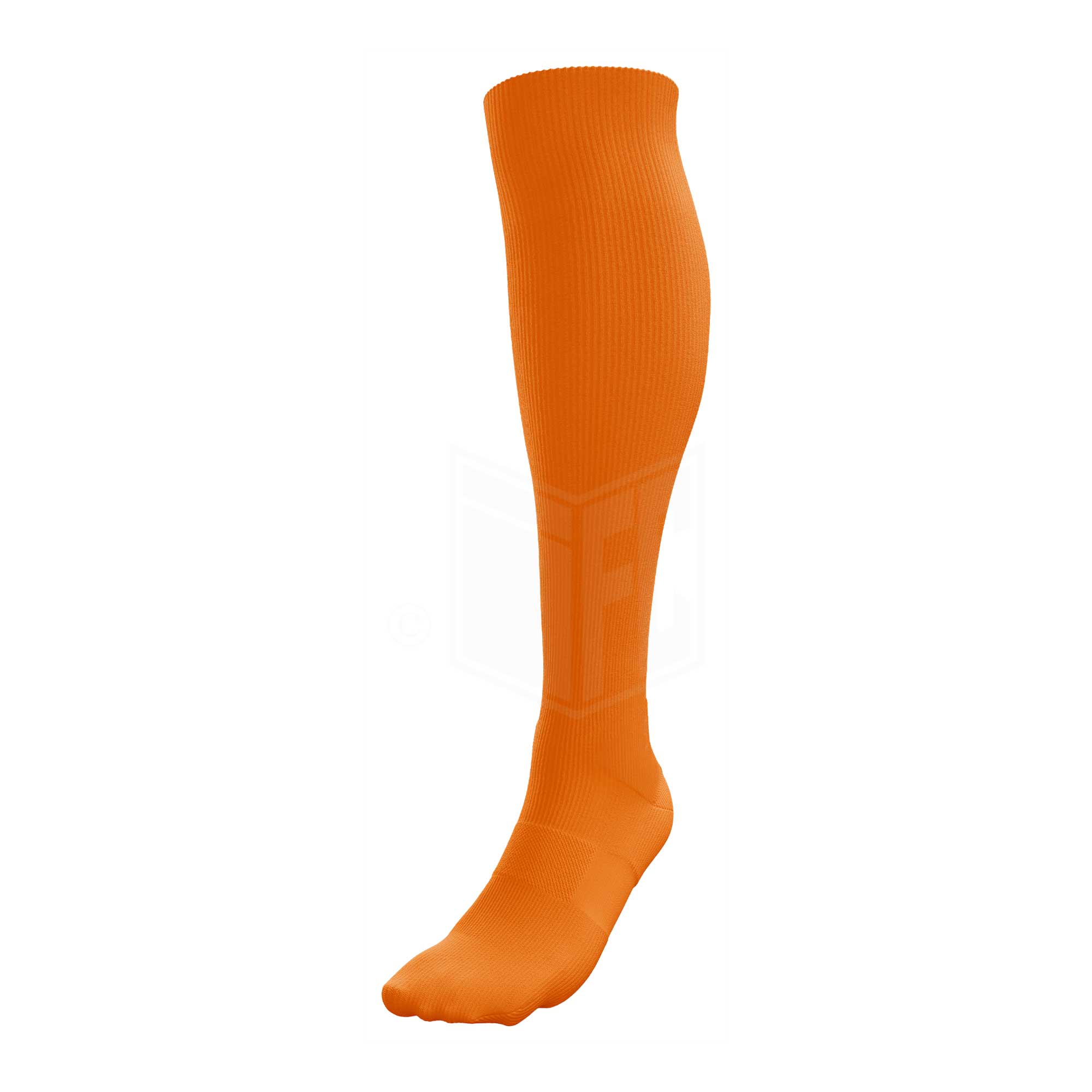 FC Football Socks - High Performance Athletic Socks for Soccer Players - Orange Color - Perfect for Training, Matches and Sports Activities