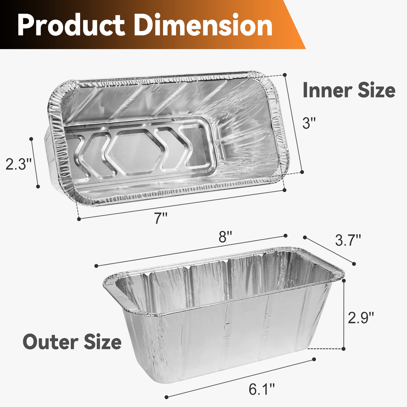 SHINESTAR 35-Pack Disposable Grease Cup Liners for Blackstone Griddles 17, 22, 28, 30, 36 Inch - Aluminum Foil Drip Pans 8 x 3.7 Inch (Model 5017) - Perfect for Outdoor Cooking, Camping, and Backyard BBQs