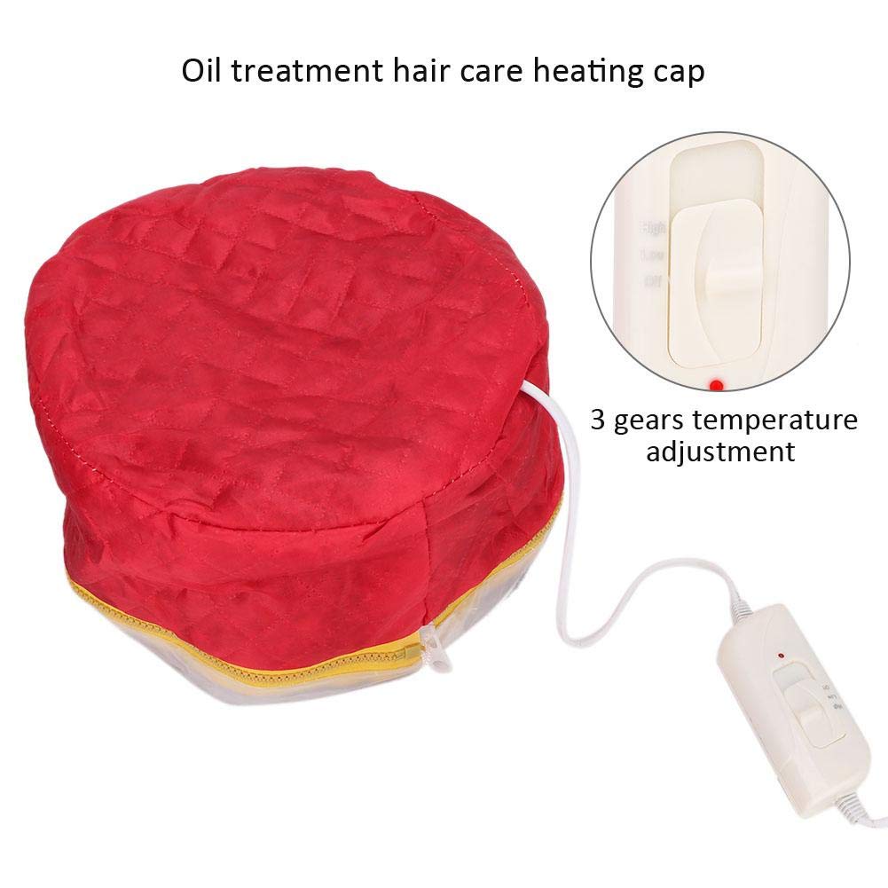 Simlug Electric Hair Thermal Care Cap - 3 Mode Temperature Control Beauty Steamer & Nourishing Heating Hat for Deep Oil Treatment (110V) | Perfect for Salon-Quality Hair Care at Home, Spa Treatments & Personal Grooming