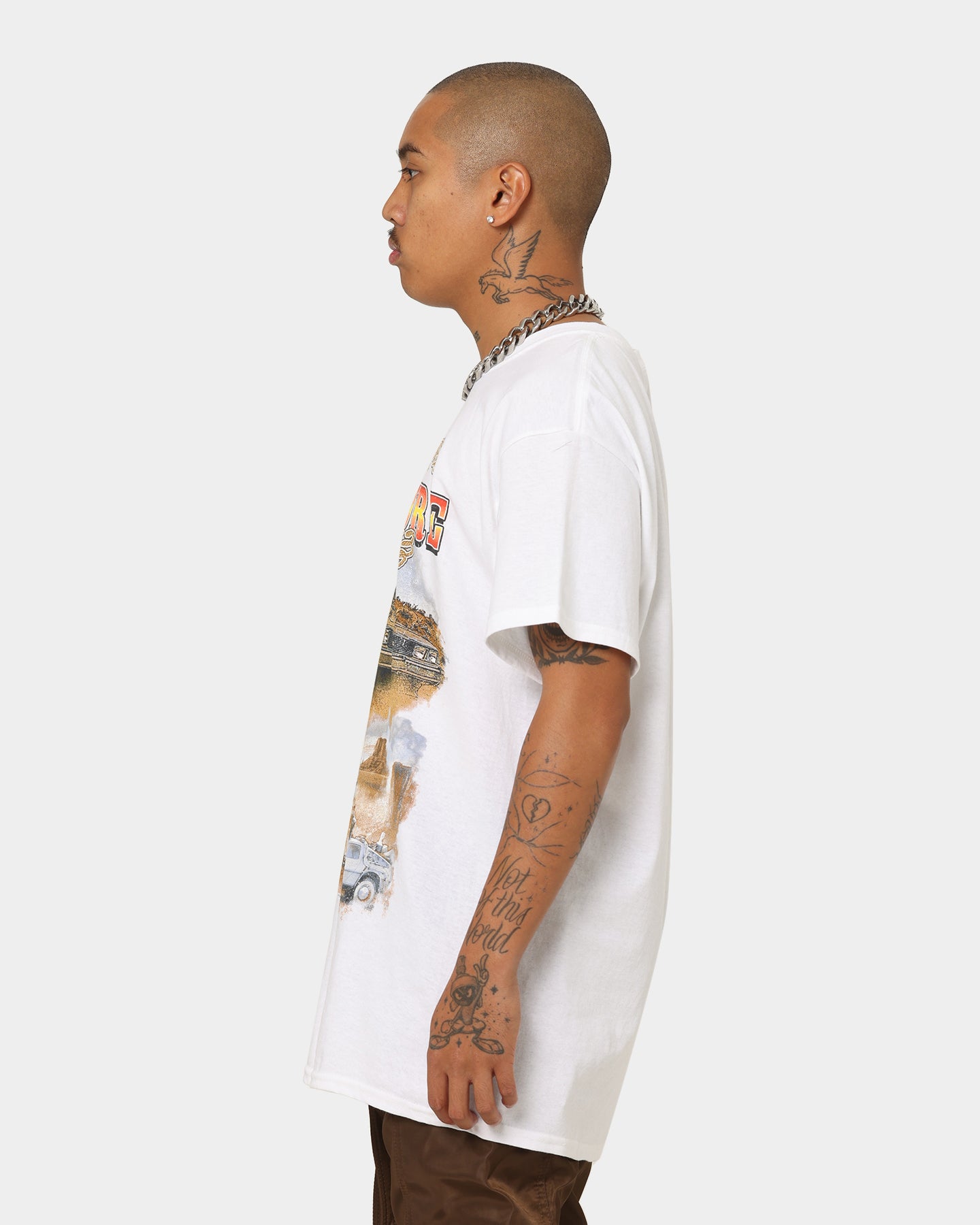 Back To The Future 3 Vintage T-Shirt - Retro Movie Tee - White Cotton T-Shirt - Perfect for 80s Fans, Cosplay & Casual Wear