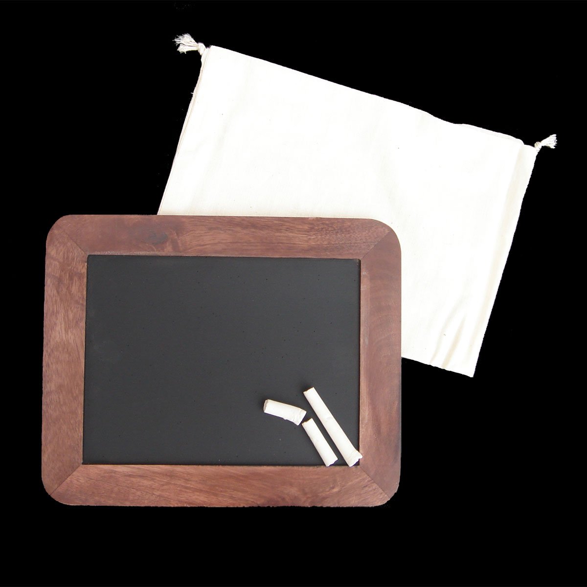 Treasure Gurus Kids Chalkboard - 12x16 Inch Wooden Slate Blackboard for Children's Writing & Drawing | Perfect for Classroom, Homeschool, and Playroom Learning Activities