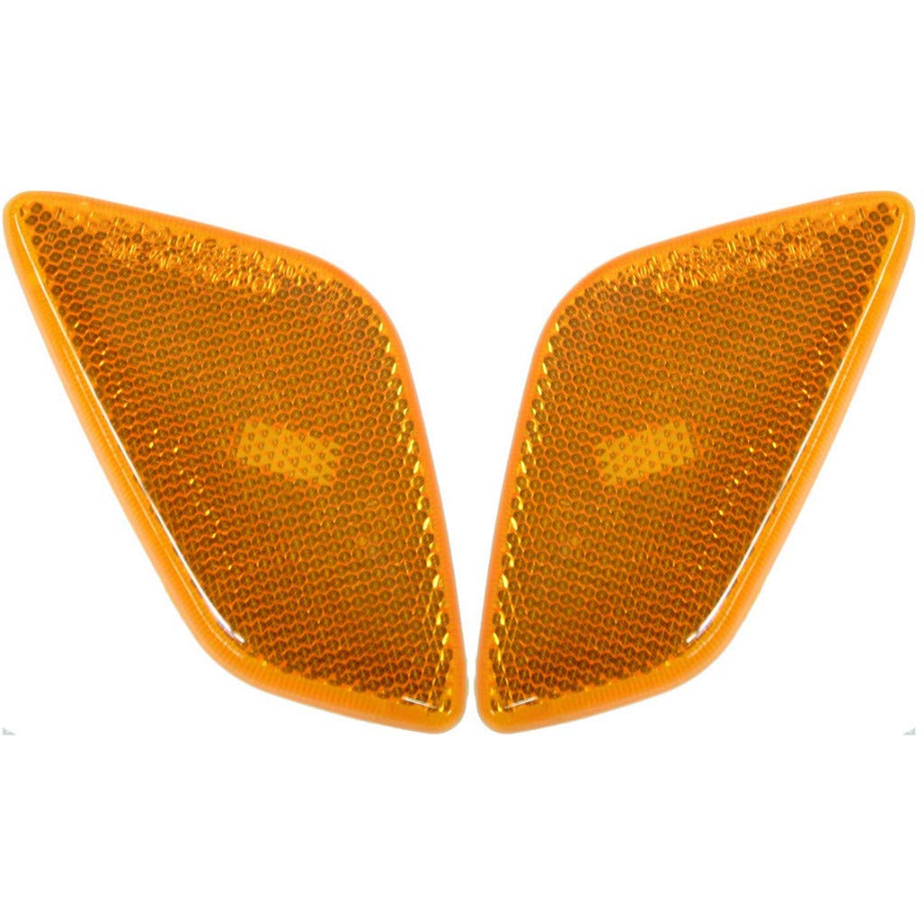 Jeep Wrangler 2005-2006 Side Marker Light Assembly Pair - Driver & Passenger Side Replacement for CH2550120 CH2551120 | 55155629AB 55155628AB 55155629AC 55155628AC - Perfect for Off-Roading & Night Driving Safety