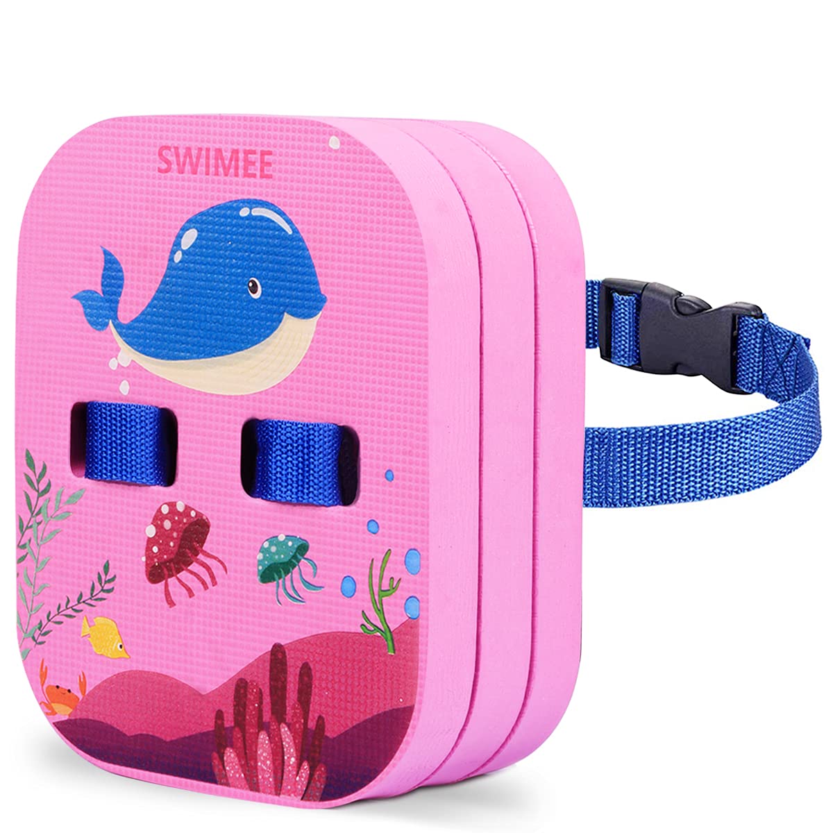 Adjustable 3-Layer Kids Swim Float Belt - Waterproof Safety Swimming Bubble with Secure Clip Buckle for Beginners | Ideal for Swimming Lessons, Pool Training & Water Sports Safety