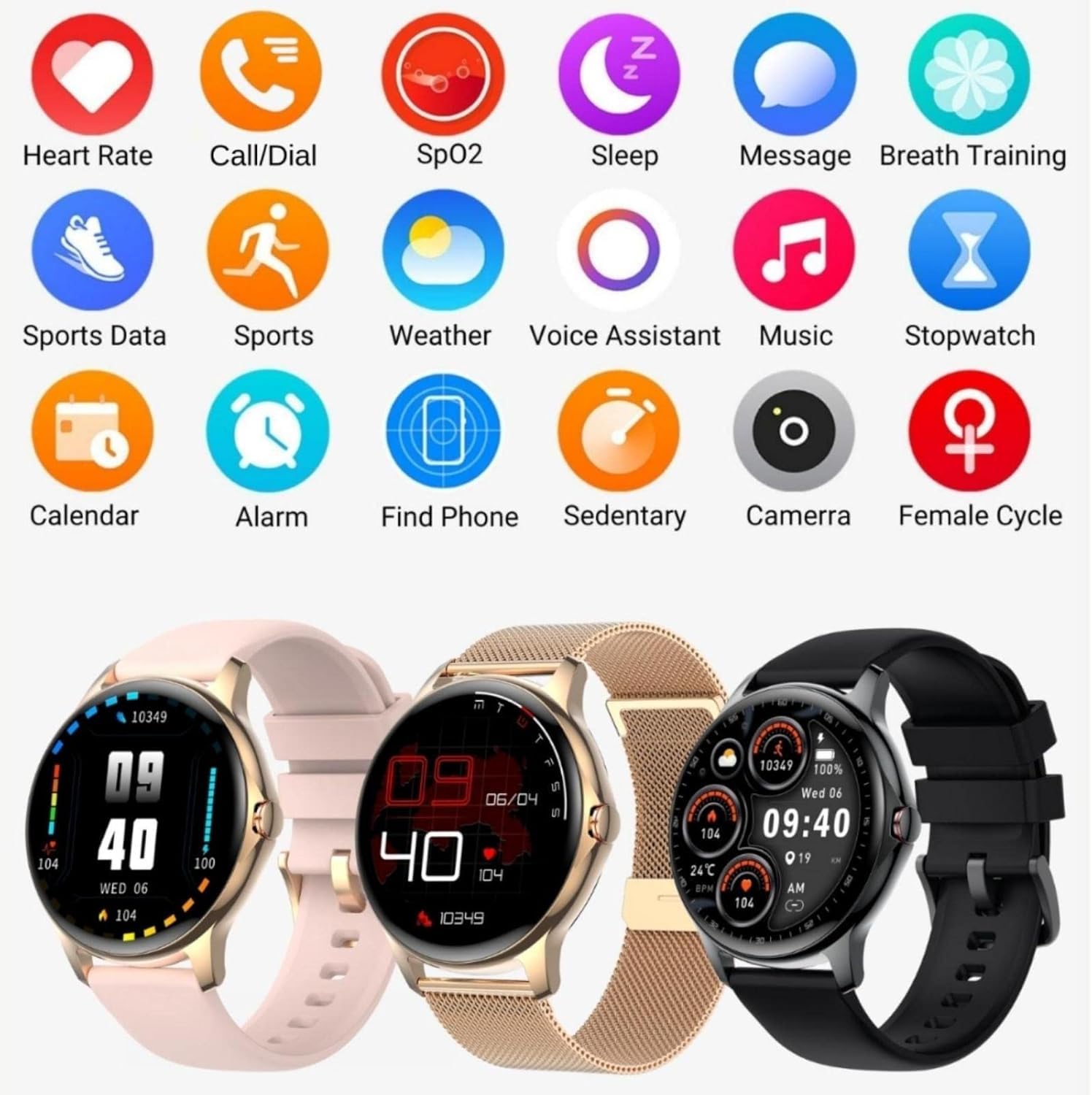 Smart Watch for Women & Men - 1.32