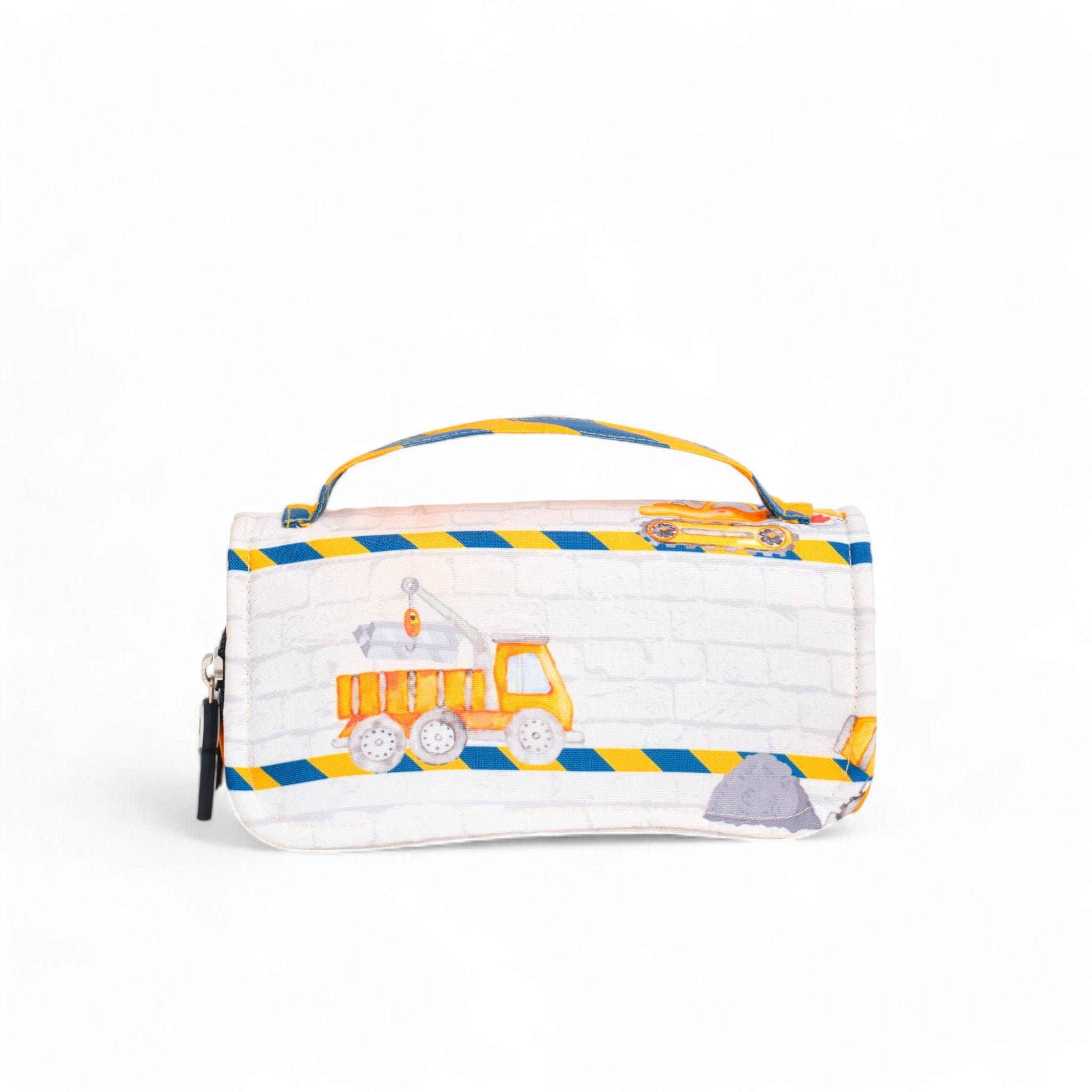 Durable Construction Pencil Case for Architects & Engineers - Heavy Duty Zippered Pouch for Blueprints, Markers & Tools - Perfect for Job Sites, Drafting Tables & Workspaces