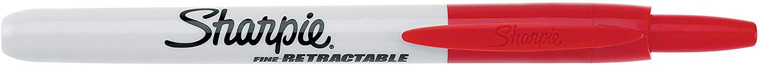 Sharpie Fine Point Permanent Marker - Red Ink for Writing, Labeling & Art Projects - Ideal for Office, School & Home Use