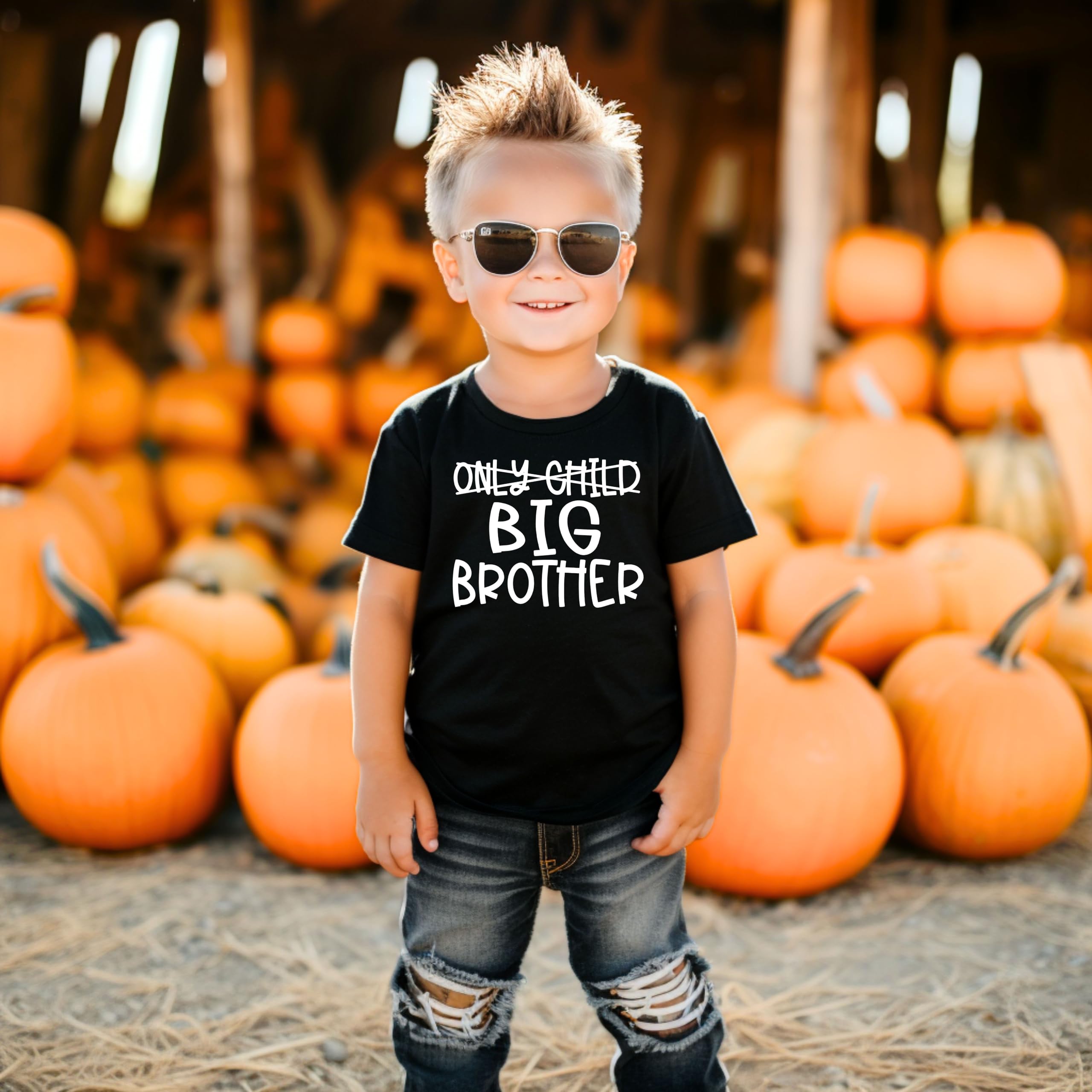 Big Brother Announcement Shirt for Boys - Cute Sibling Reveal Outfit for New Big Brothers | Perfect for Gender Reveals & Family Photos