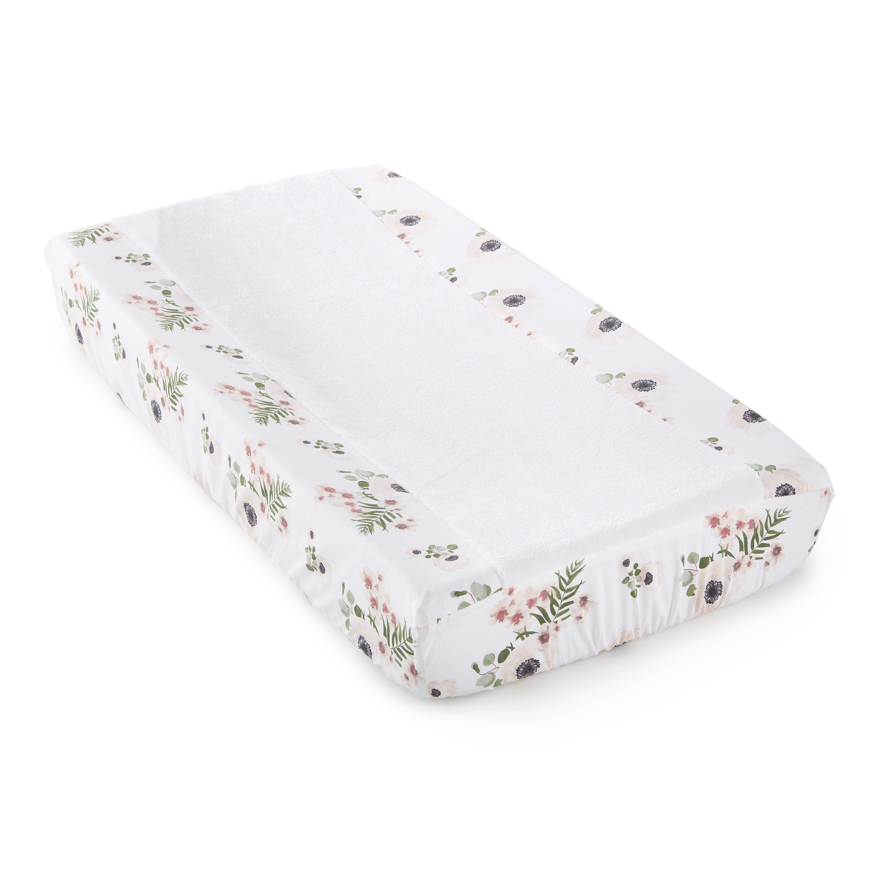 Fiori Waterproof Changing Pad Cover - Soft & Washable Baby Diaper Changing Mat for Nursery, Travel & On-the-Go Use