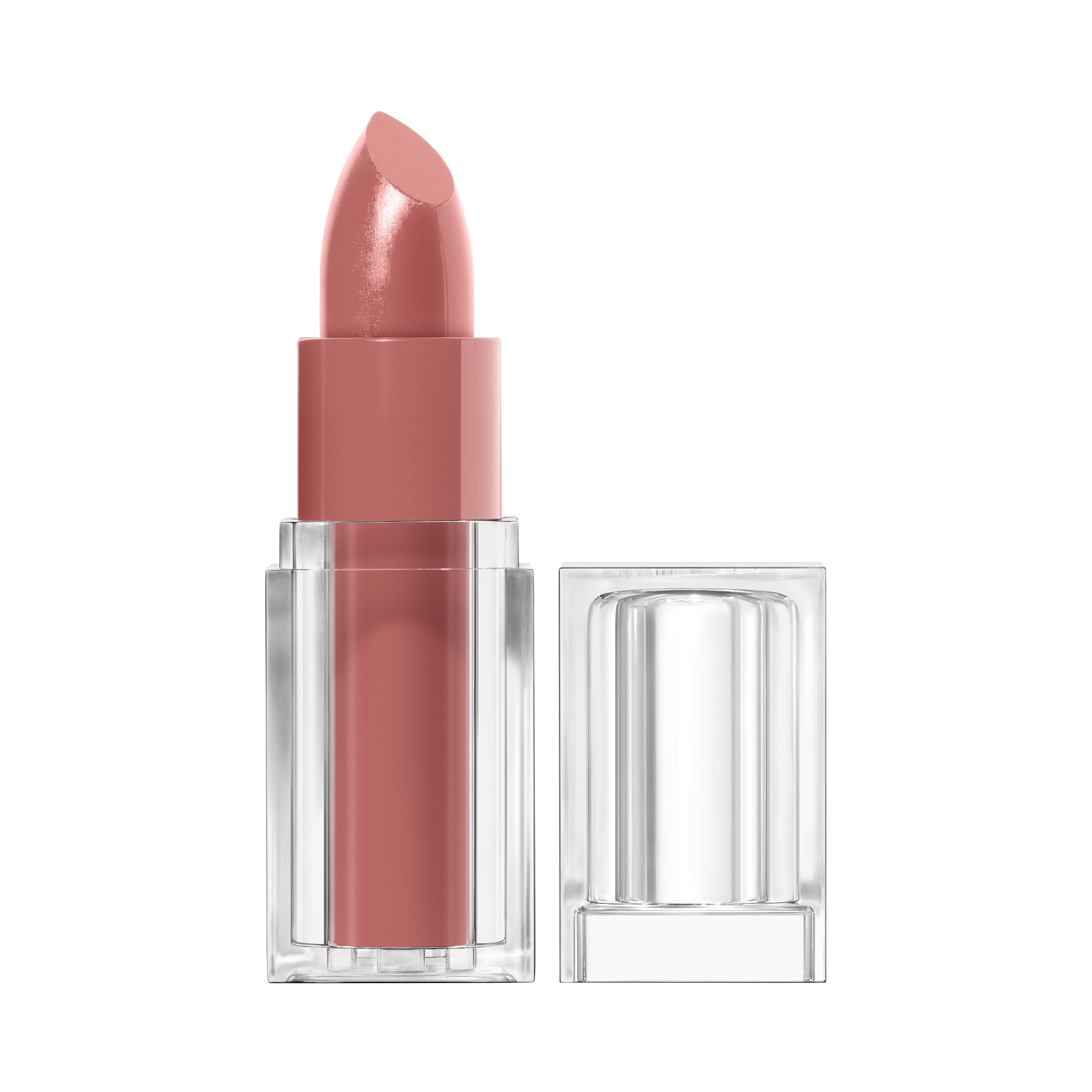 COVERGIRL Clean Lip Color - Moisturizing Satin Finish with Squalane, Avocado & Aloe - Carmine-Free, Non-Drying Lipstick (0.12oz) - Perfect for Daily Wear & Special Occasions