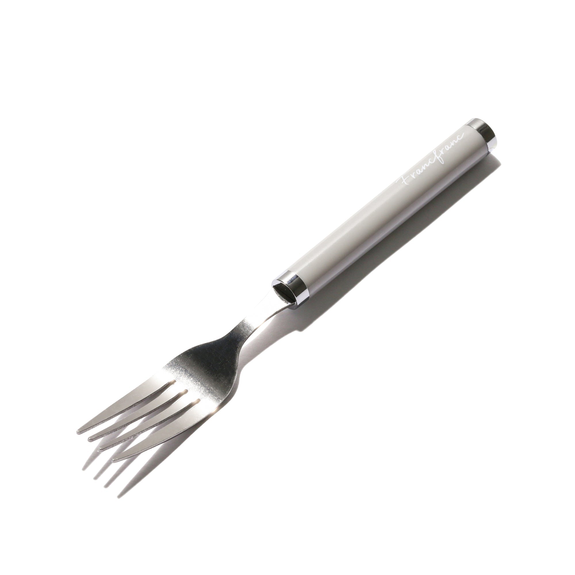 8-Piece Stainless Steel Cutlery Set with Logo - Gray Silverware for Dining, Kitchen & Restaurant Use