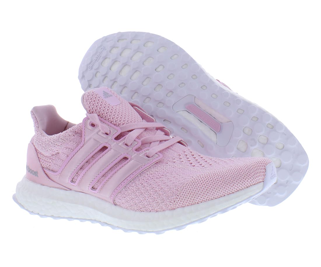 Adidas Women's Ultraboost DNA 5.0 Running Shoes - Clear Pink/Cloud White - Size 9 | Lightweight Cushioned Sneakers for Jogging, Gym Workouts & Everyday Comfort