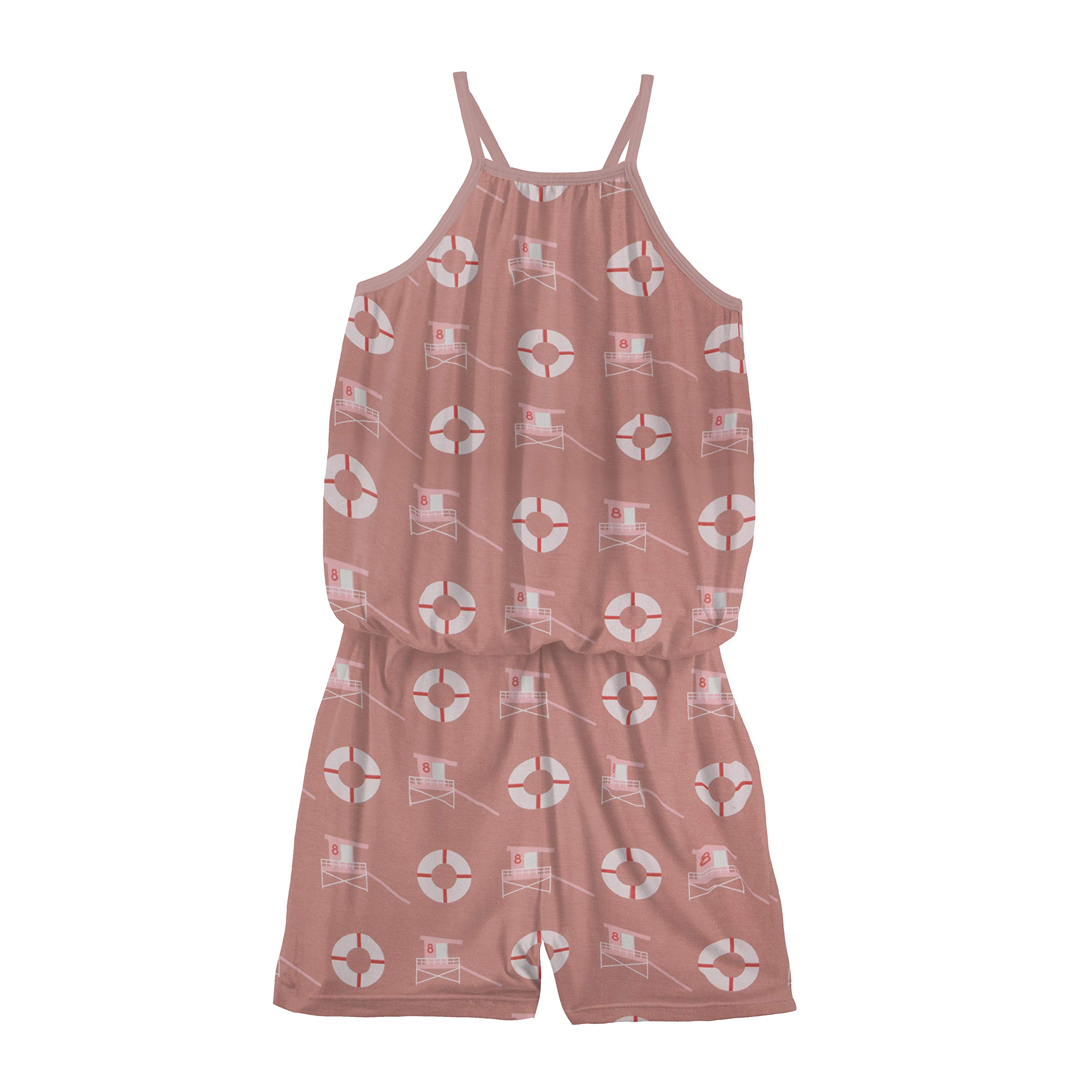 KicKee Pants Keyhole Rompers for Baby Girls - Soft Short-Sleeved Onesie Outfit | Perfect for Playtime, Daycare & Summer Comfort