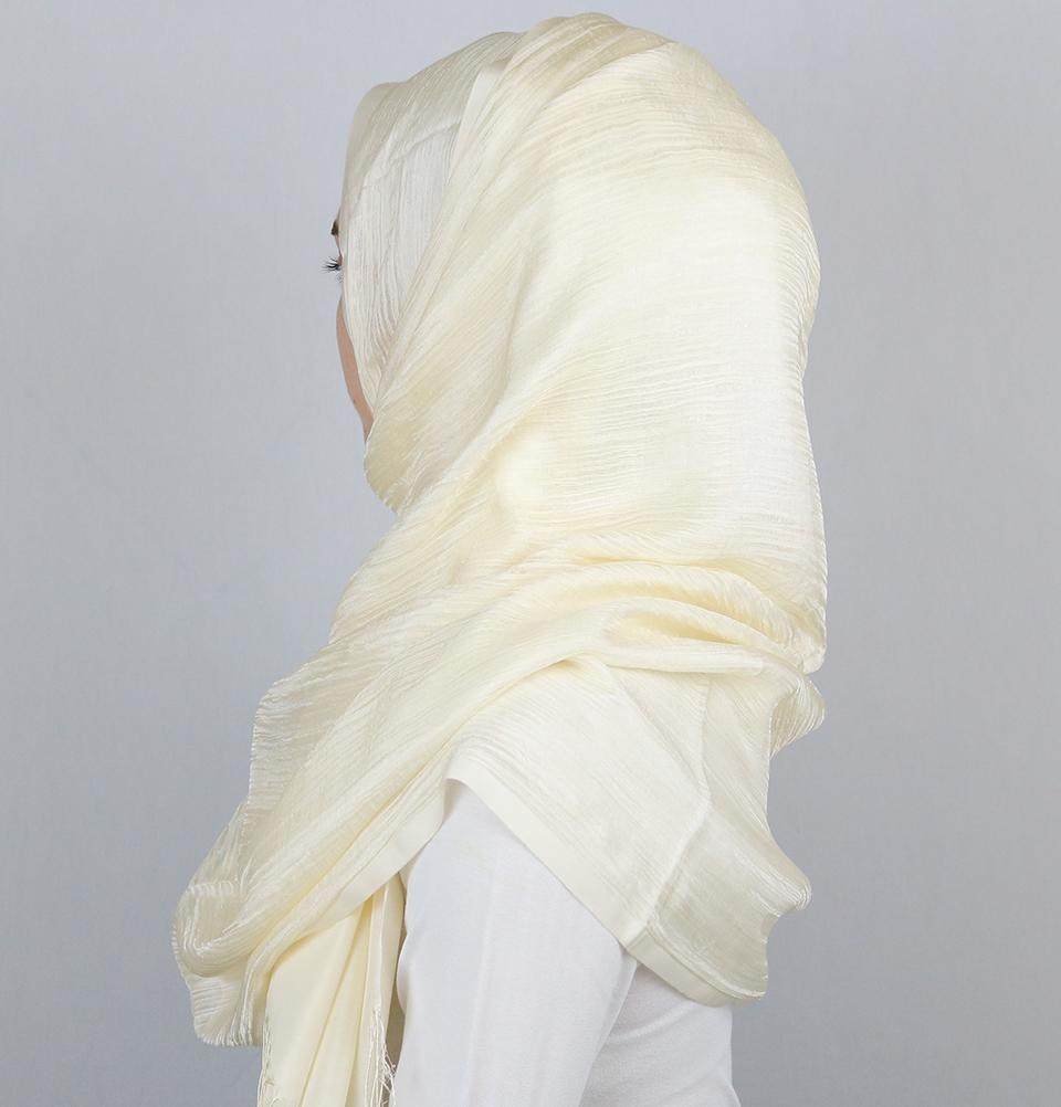 Aker Torba Hijab Wrap Shawl - Ivory 912 - Modest Muslim Headscarf for Women, Lightweight & Breathable - Perfect for Daily Wear, Prayer, and Special Occasions