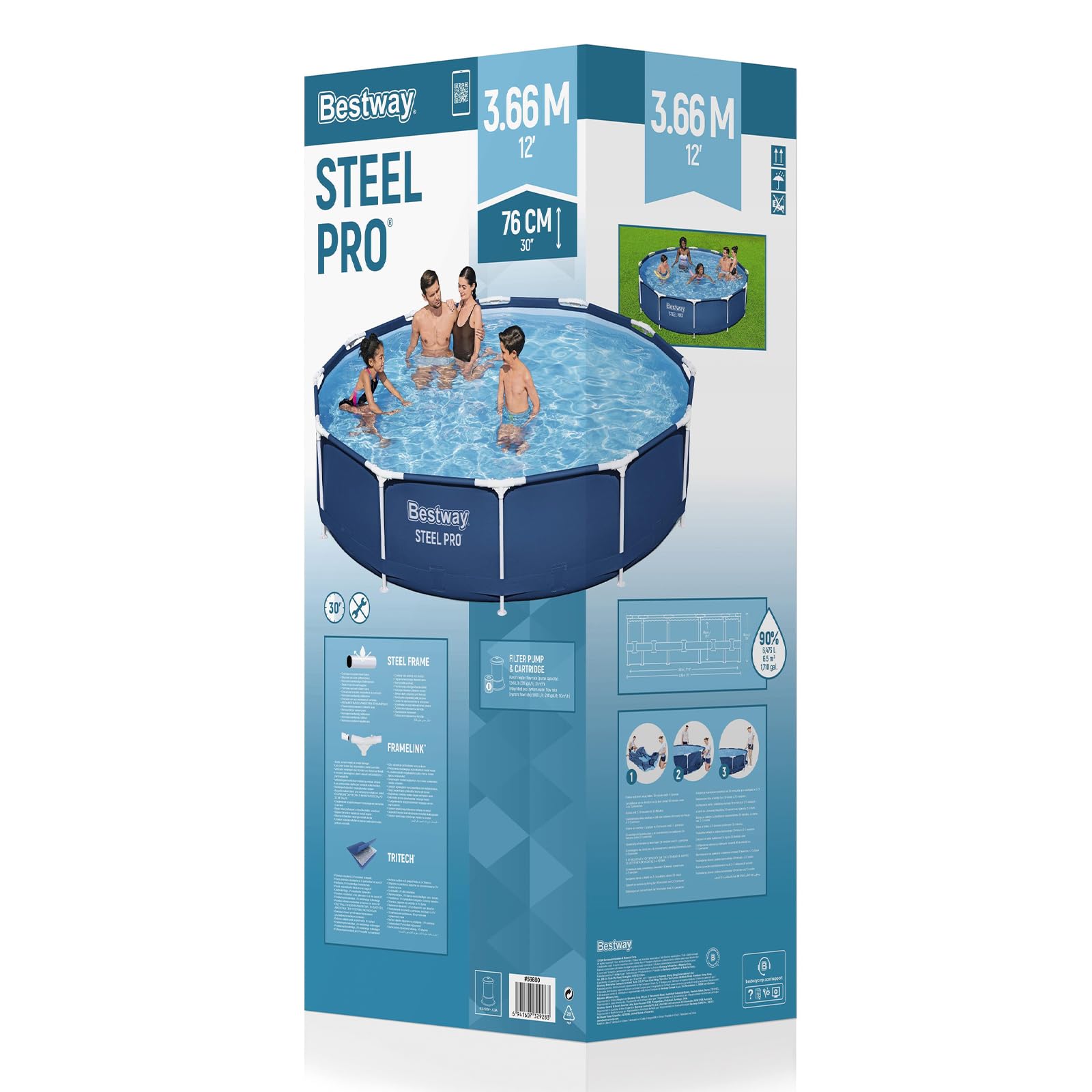 Bestway Steel Pro 12' x 30
