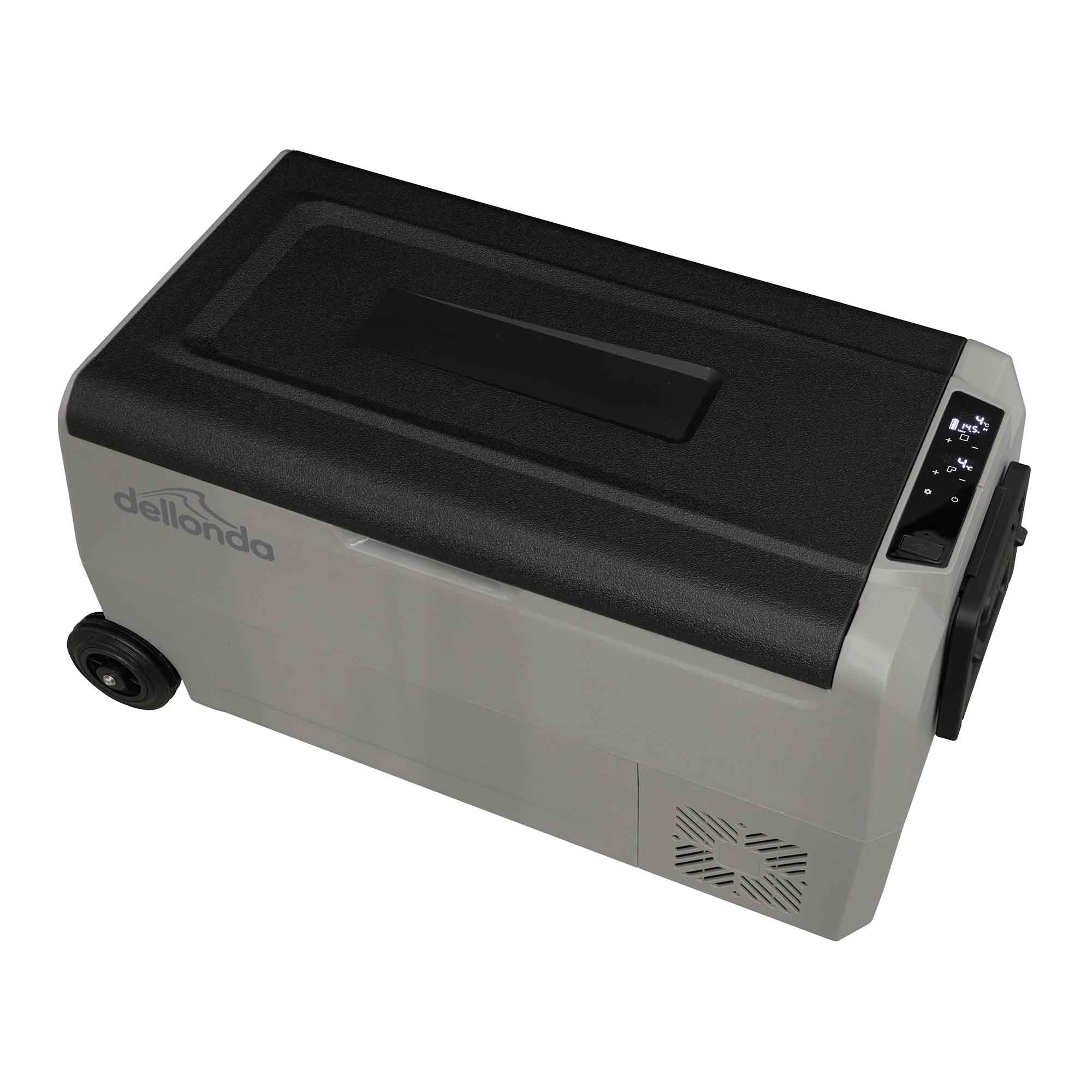 Dellonda 36L Portable Car Fridge Freezer - 12V/24V/230V Dual Zone Compressor Cooler DL131 - Perfect for Road Trips, Camping & Outdoor Adventures