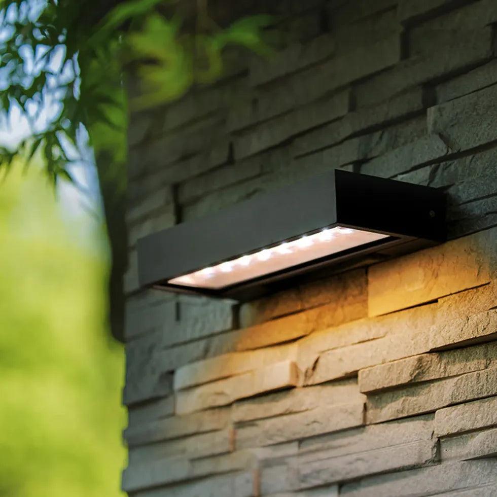 Solar Powered LED Wall Lights - Outdoor Waterproof Motion Sensor Security Lighting for Garden, Patio, and Pathway