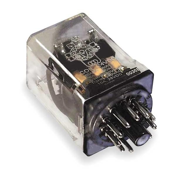 Dayton 5YP84 11-Pin Relay - Heavy Duty Industrial Control Relay for HVAC, Automation & Electrical Panels