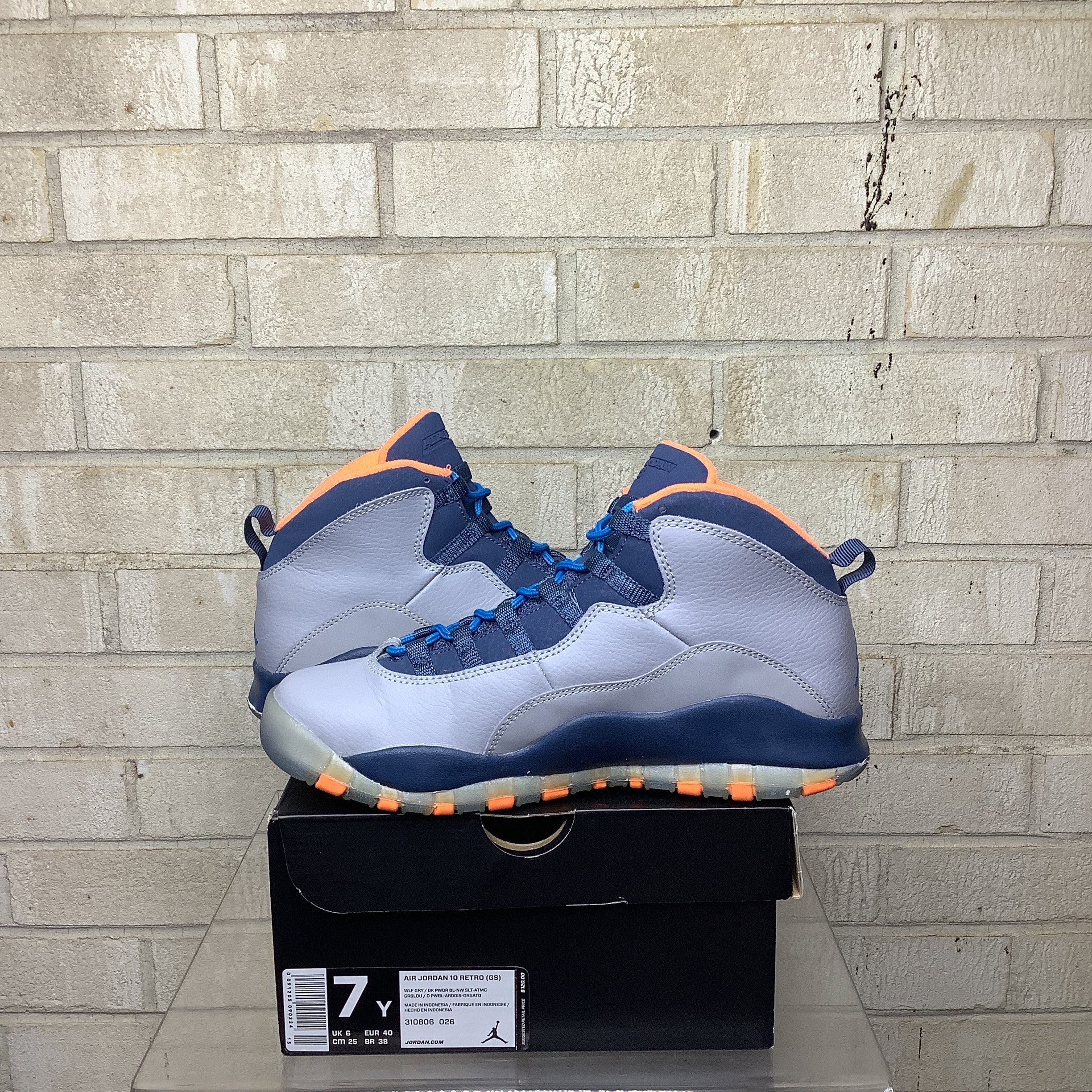 AIR JORDAN 10 BOBCATS Basketball Shoes - Size 7Y (310806-026) - Perfect for Streetwear & Court Performance