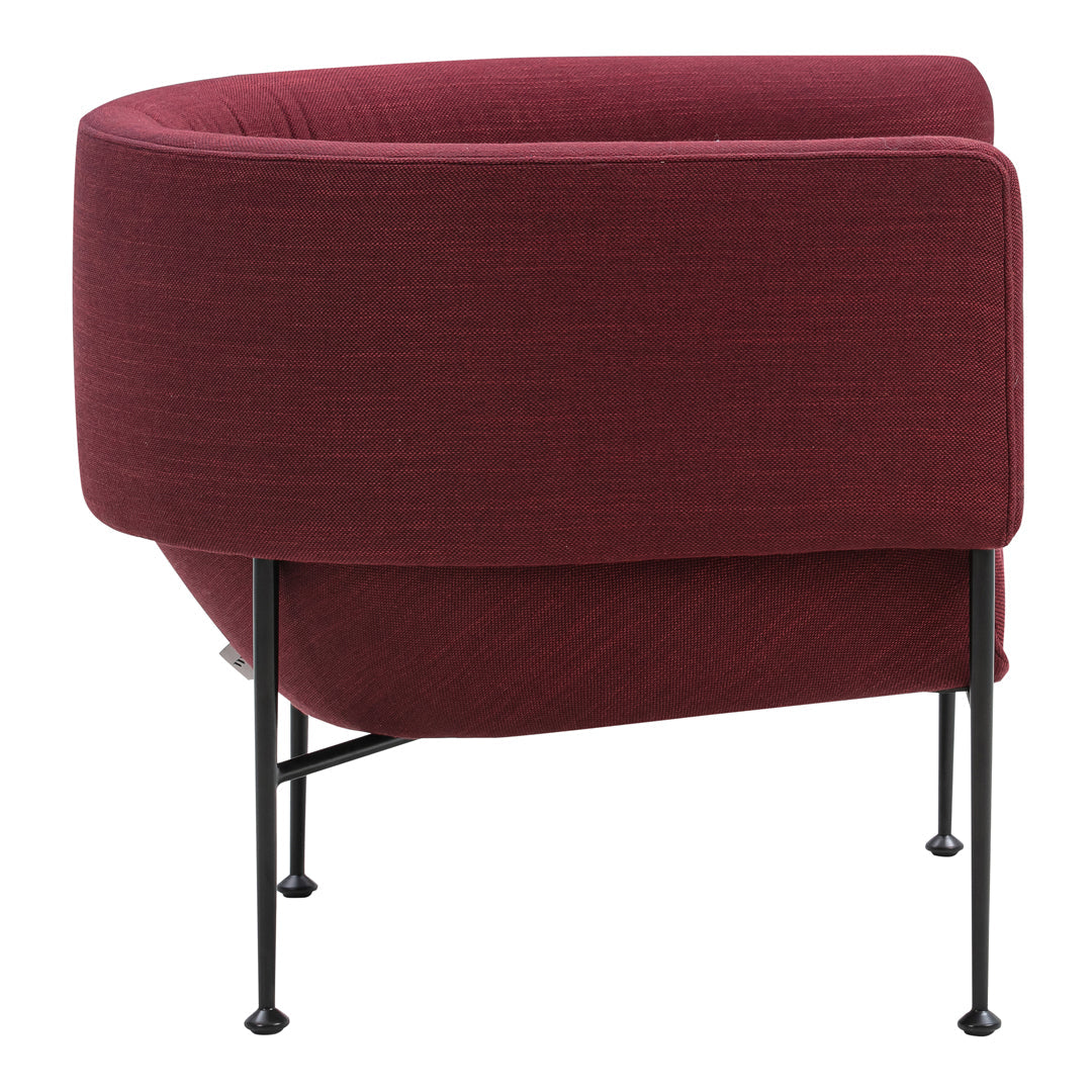 Modern Accent Chair - Mid Century Lounge Chair with Wooden Legs for Living Room, Bedroom, or Office - Comfortable Reading Chair with Soft Cushions and Ergonomic Design - Perfect for Relaxing, Napping, or Working from Home