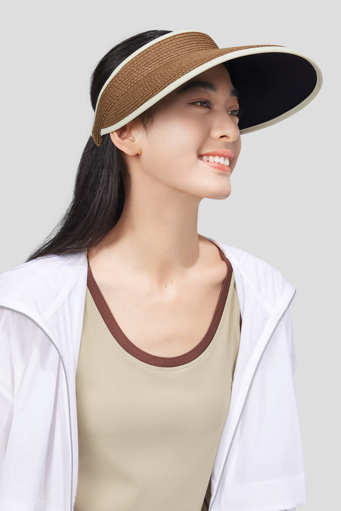 Raffia Women's Straw Sun Hat UPF50+ Wide Brim Beach Hat for Summer Outdoor Activities - Perfect for Beach, Pool, Gardening, and Travel