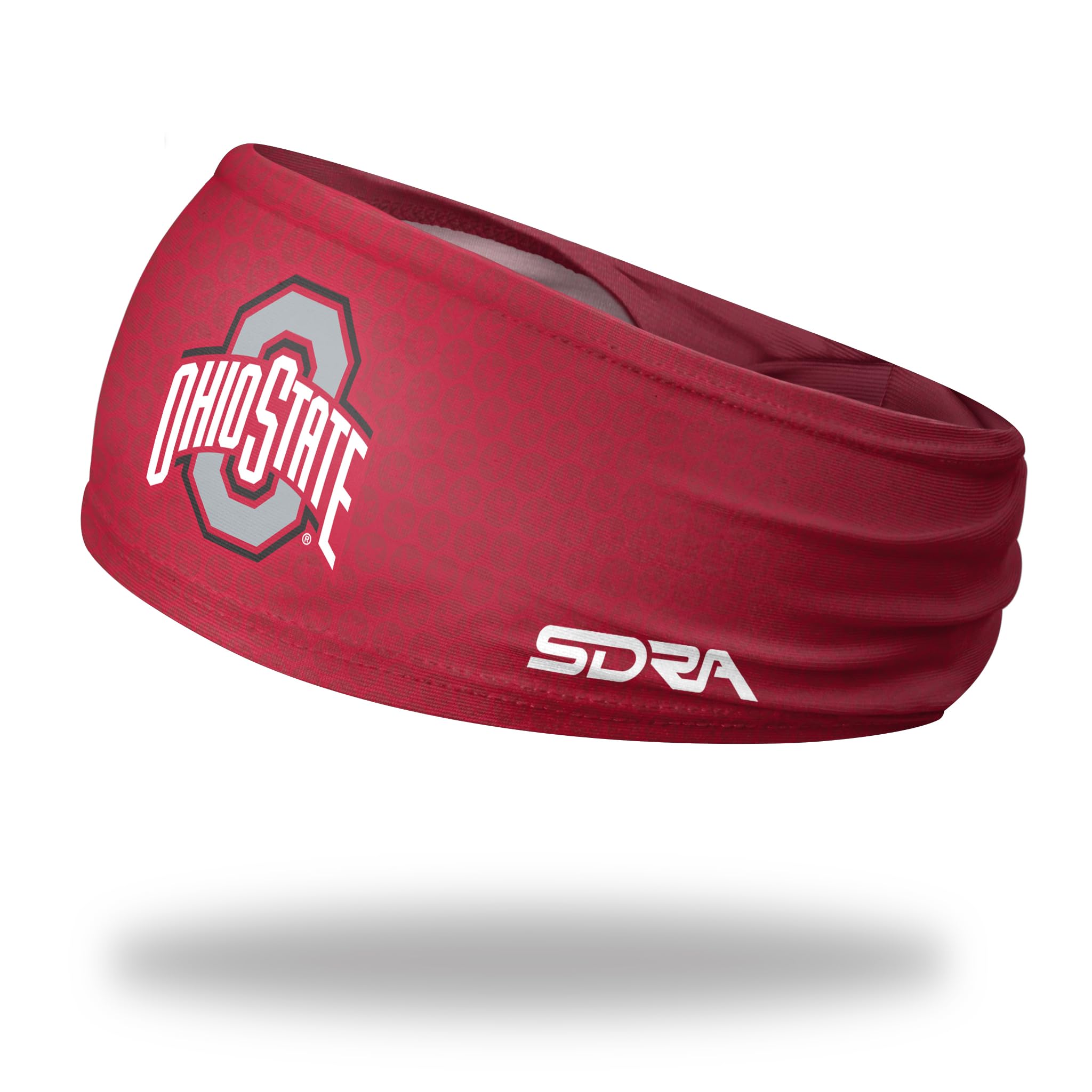 Ohio State University Sweatbands - OSU Buckeyes Headbands & Wristbands Set for Men Women - Perfect for Gym, Running, Basketball & Sports Fans