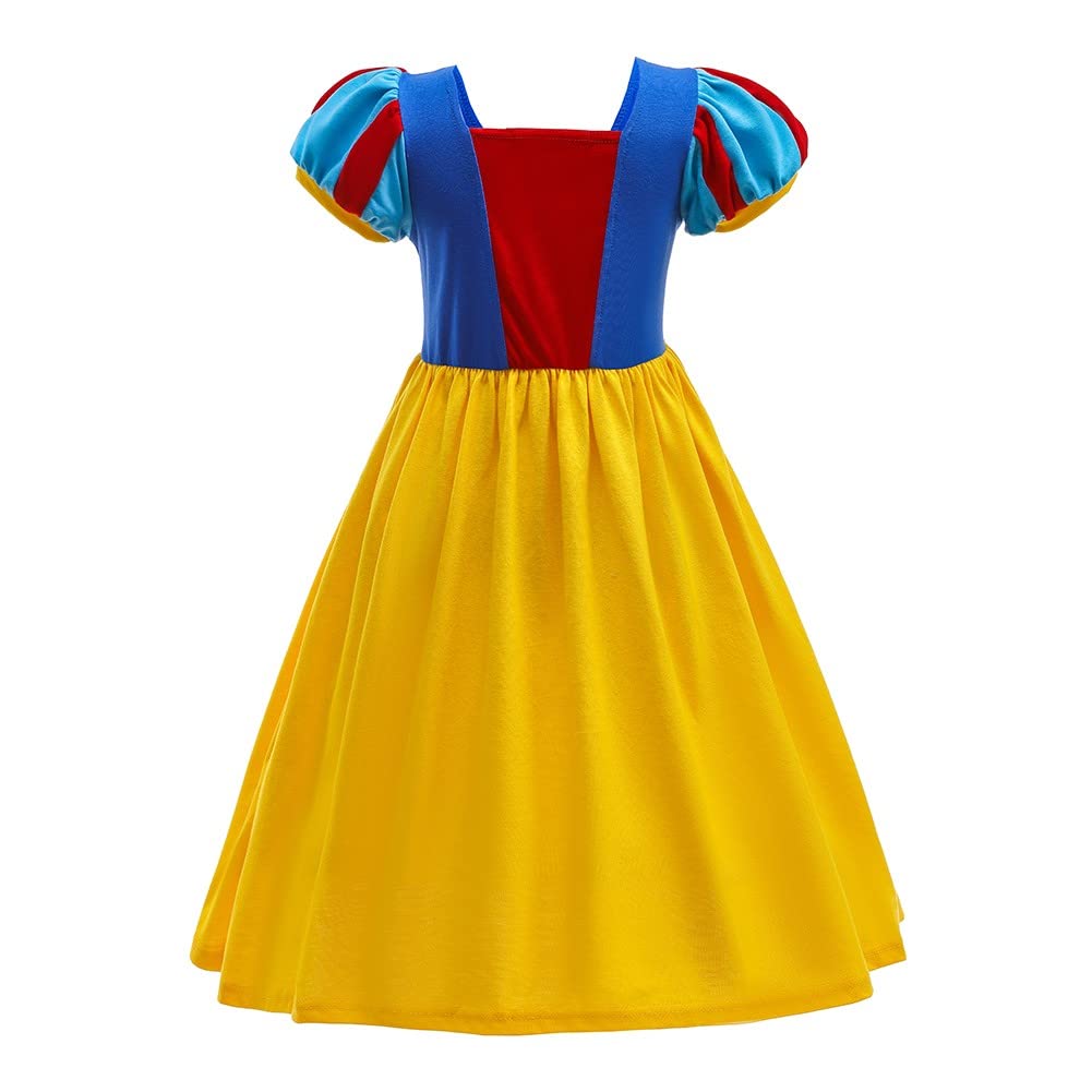**Cotton Princess Dress for Girls - Halloween Costume, Carnival, Christmas, Birthday, Pageant Party Outfit | Elegant Fancy Cosplay Dress for Kids**    **Perfect for:** Halloween Trick-or-Treating, Birthday Parties, Christmas Celebrations, School Pageants, Dress-Up Play & Themed Events