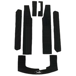 BlackTip Jetsports Traction Mats - Compatible with Yamaha Wave Runner III 650 (1990-1996) & Wave Runner III 700 (1994-1997) - Non-Slip Grip Surface (Black Groove) - Perfect for Water Sports, Jet Skiing, and Marine Activities