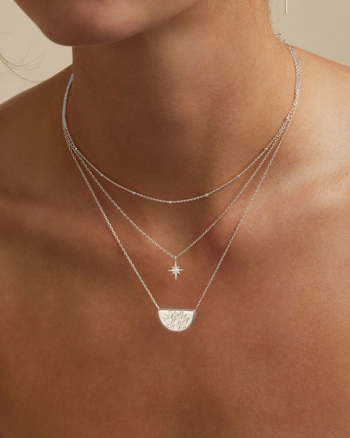 925 Sterling Silver Starlight Pendant Necklace for Women - Elegant Layering Jewelry for Everyday Wear & Special Occasions