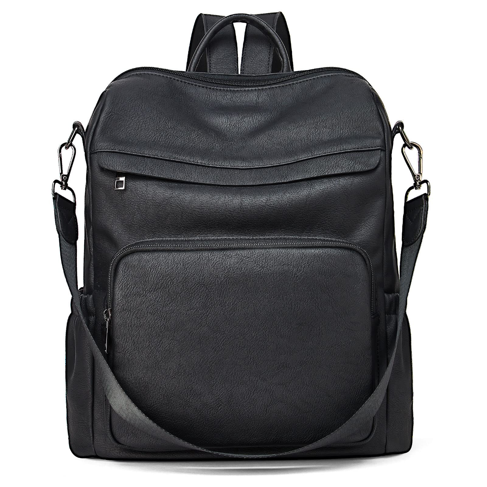 Stylish Leather Convertible Backpack Purse for Women - Large Fashion Designer Shoulder Bag for Travel, Work & Daily Use | Durable & Trendy Handbag for Commuting, Shopping & Outings