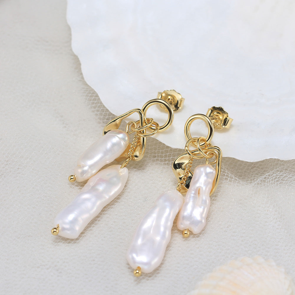 Elegant S925 Sterling Silver Pearl Earrings for Women - Perfect for Weddings, Parties & Gifts