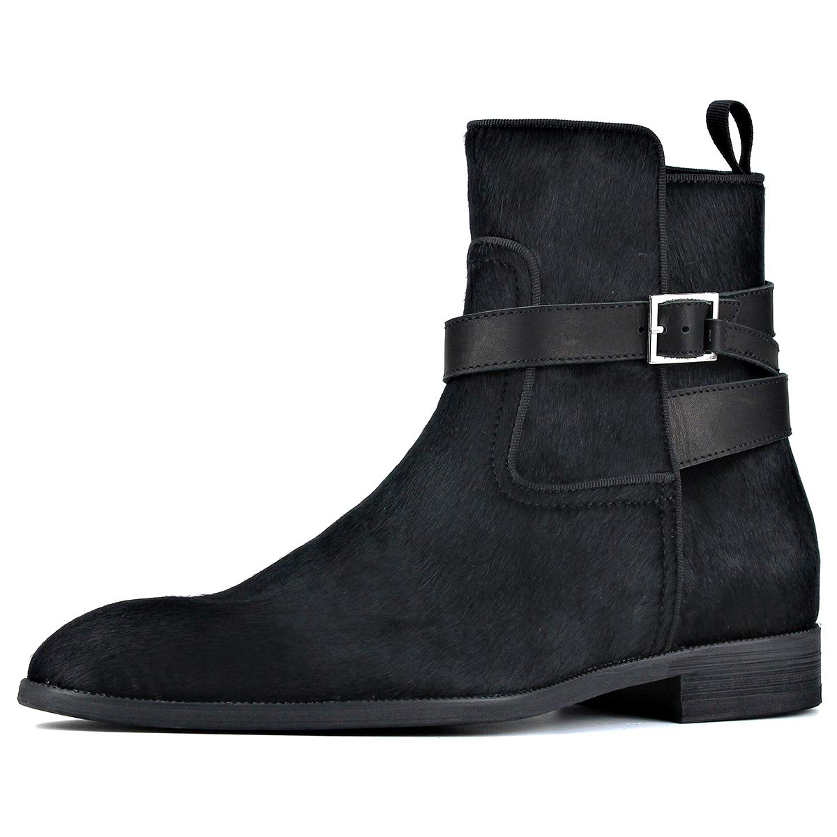 COWSDELLA Men's Chelsea Combat Ankle Boots - Fashionable High Heel Dress Boots for Casual Wear | Perfect for Night Out, Date Night & Office Style