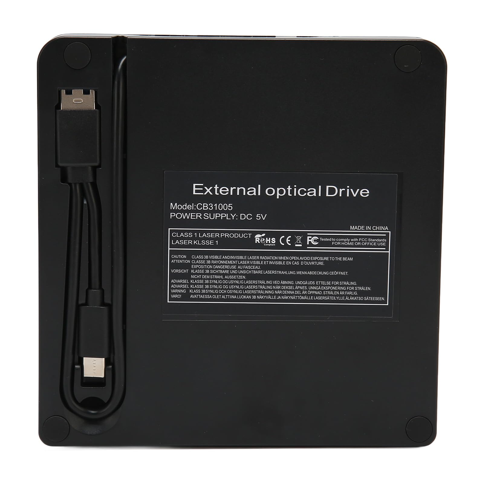 Universal External DVD Drive with USB 3.0, Multi-System Compatible DVD RW Burner for Windows PC, Ideal for Home Office and Multimedia Entertainment