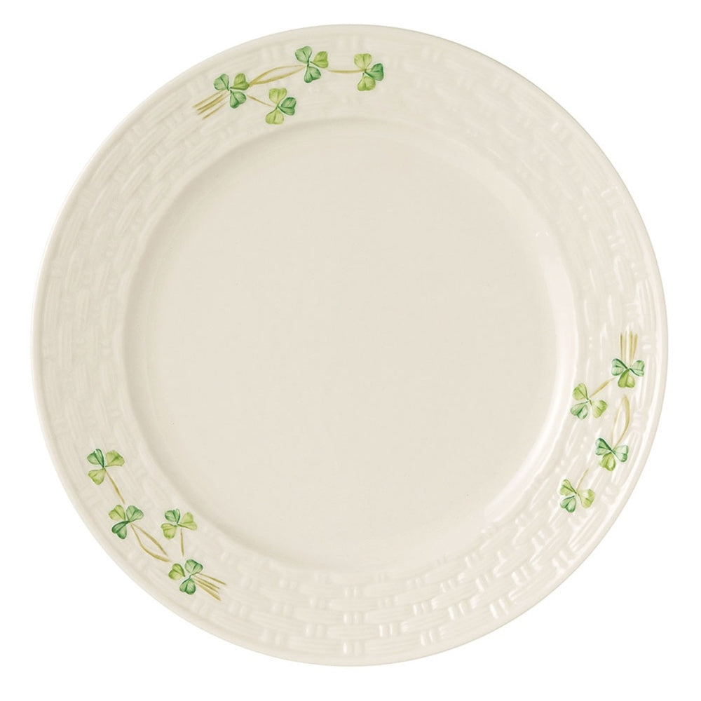 Belleek Classic Shamrock 12-Piece Dinnerware Set - Elegant Irish Porcelain Tableware for Fine Dining & Special Occasions