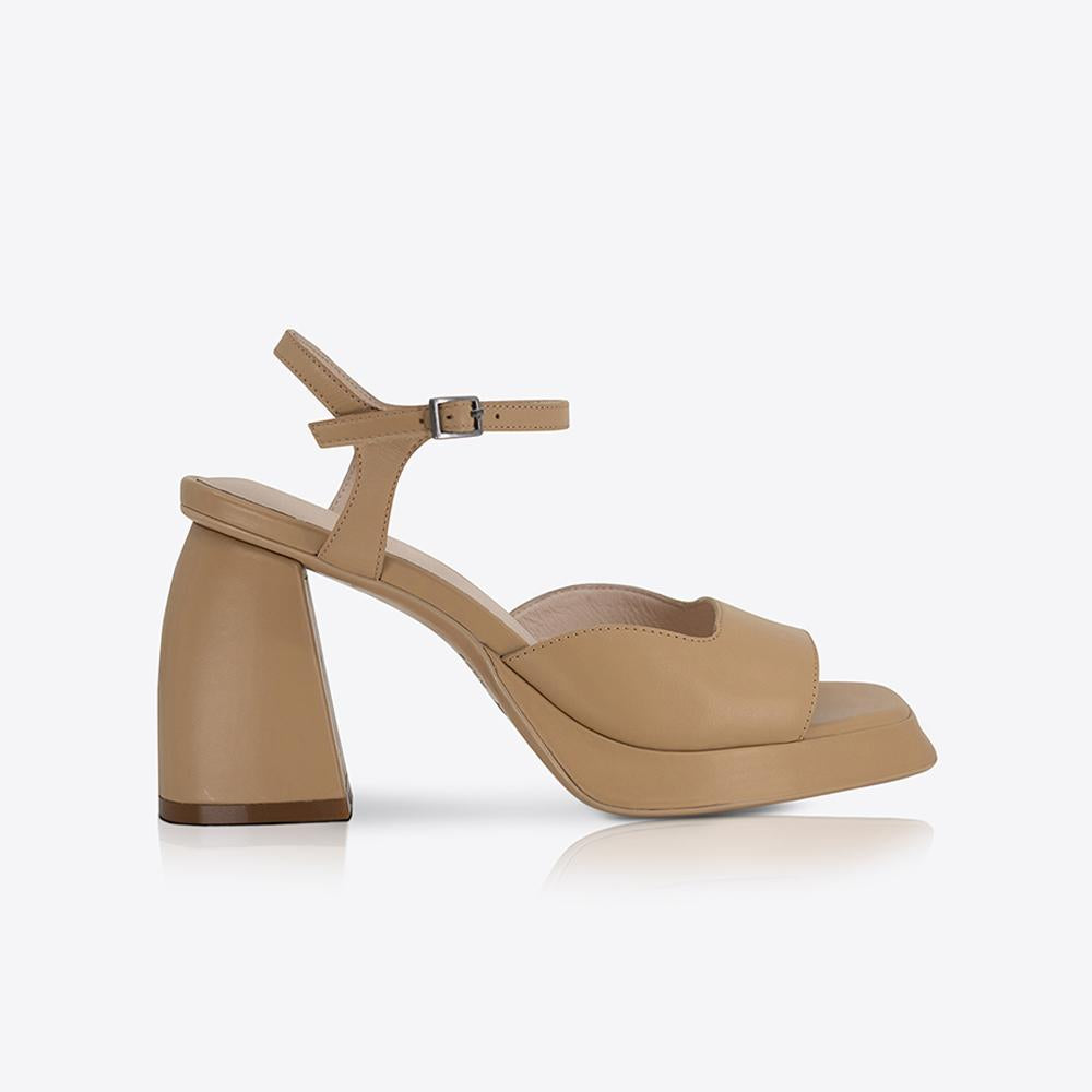 Eva Heel Tan - Comfortable Women's High Heels for Work, Party & Special Occasions | Stylish & Durable Fashion Shoes