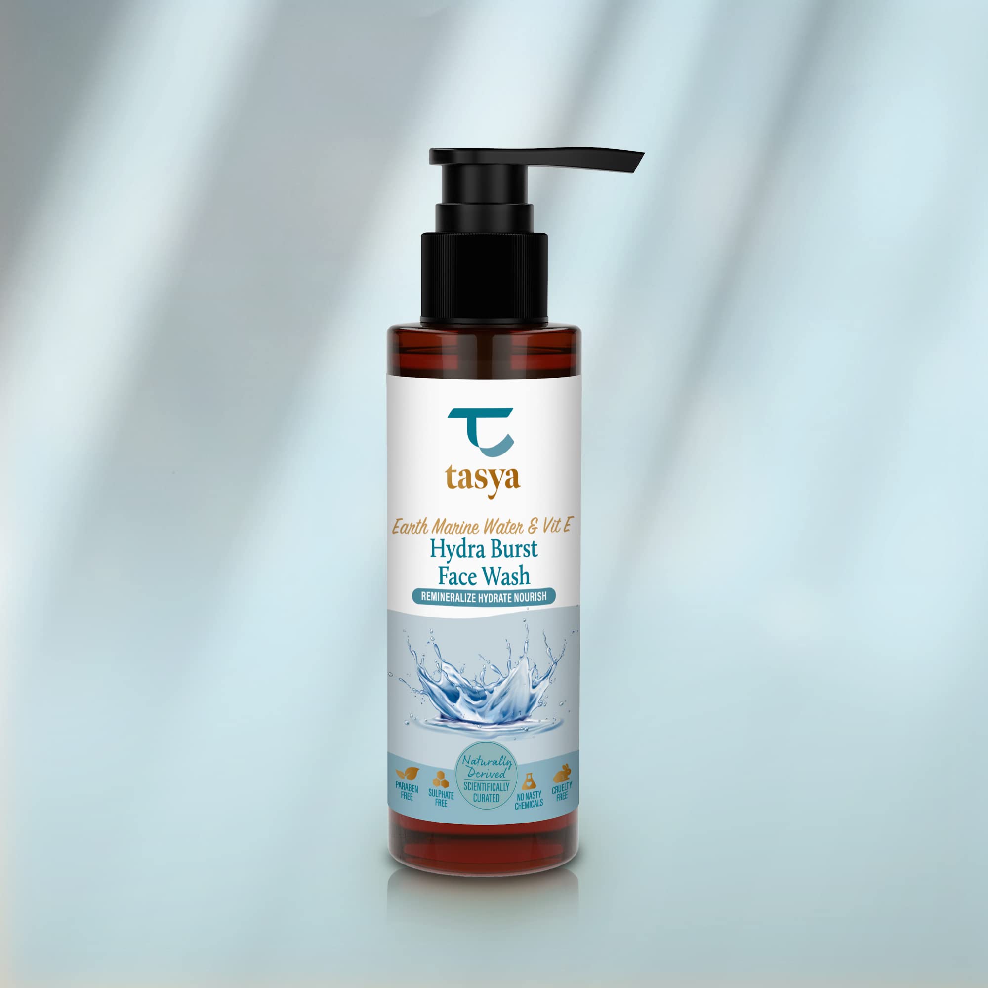 Hydra Burst Face Wash with Marine Water & Hyaluronic Acid - Hydrating for Daily Skincare