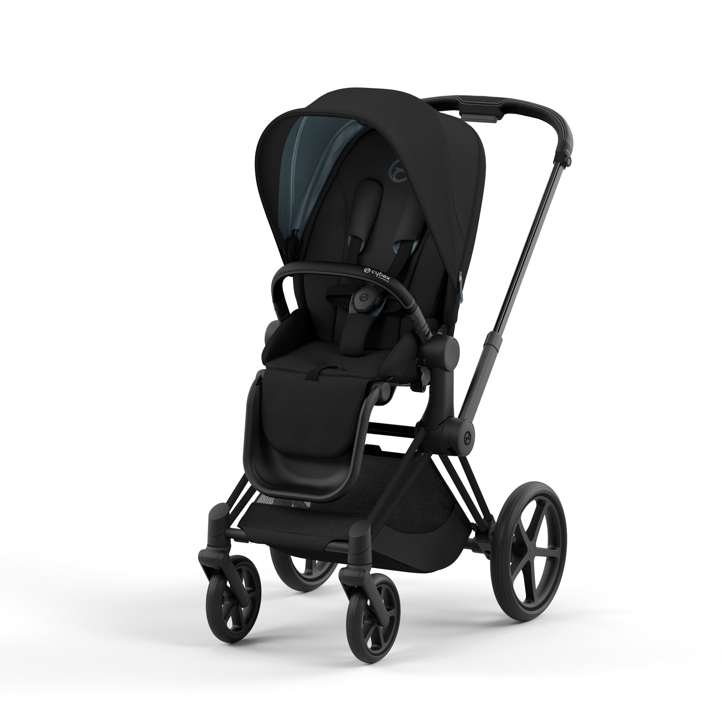 Cybex Platinum Priam 4 Complete Stroller - Customizable Luxury Baby Stroller for Urban Parents | Perfect for City Walks, Shopping & Travel