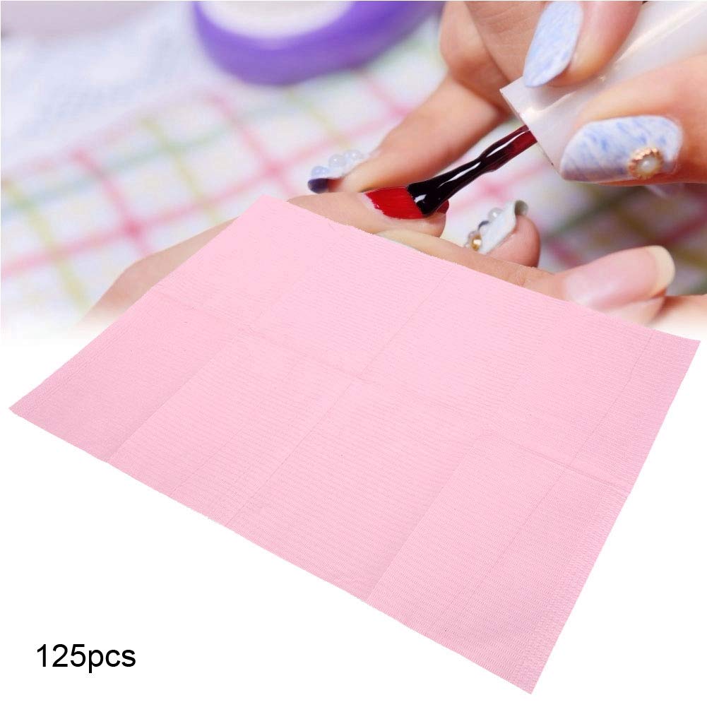 125pcs Disposable Nail Table Pads for Salon Professionals - Waterproof Nail Art Practice Mat, Manicure Cushion Pad for Nail Technicians & Students - Perfect for Salon, Home Practice & Nail Art Training