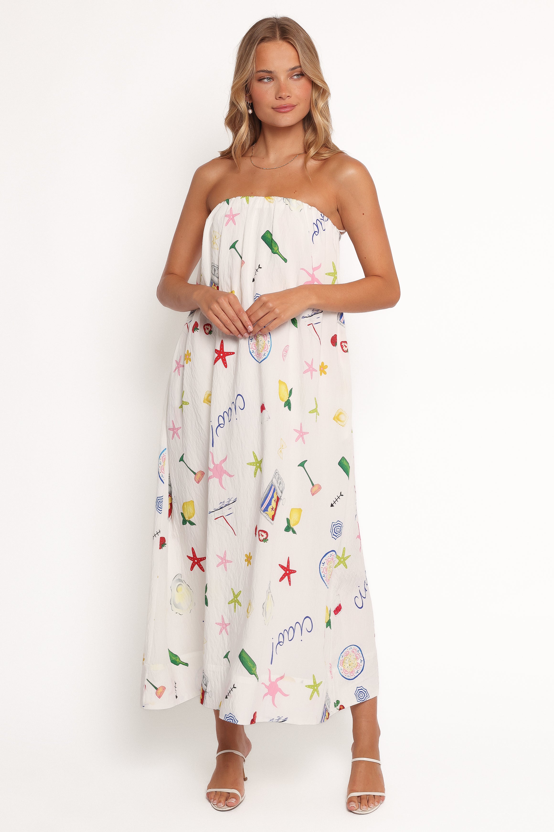 Celia Women's Maxi Dress - Flowy Long Summer Dress with Pockets, Elegant Boho Chic Style for Beach, Vacation & Casual Wear